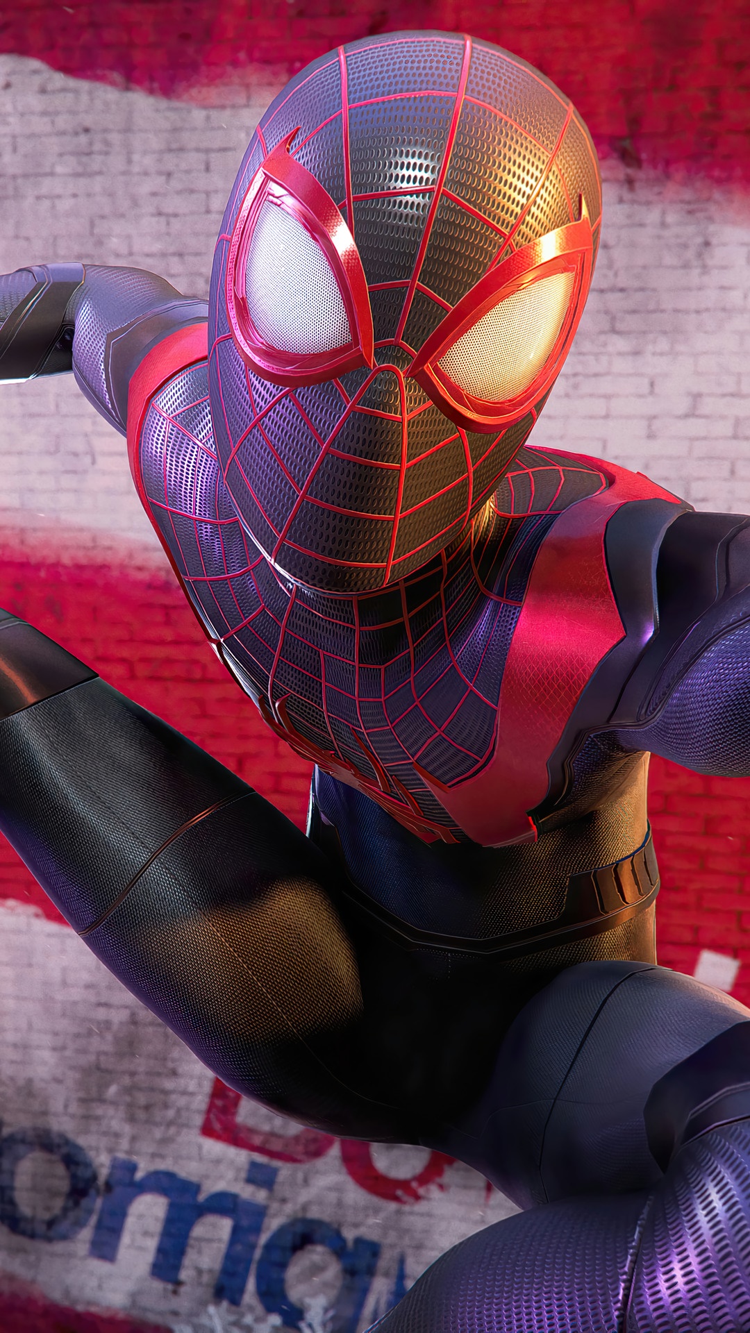 Miles Morales from Marvel's Spider-Man HD Phone Wallpaper