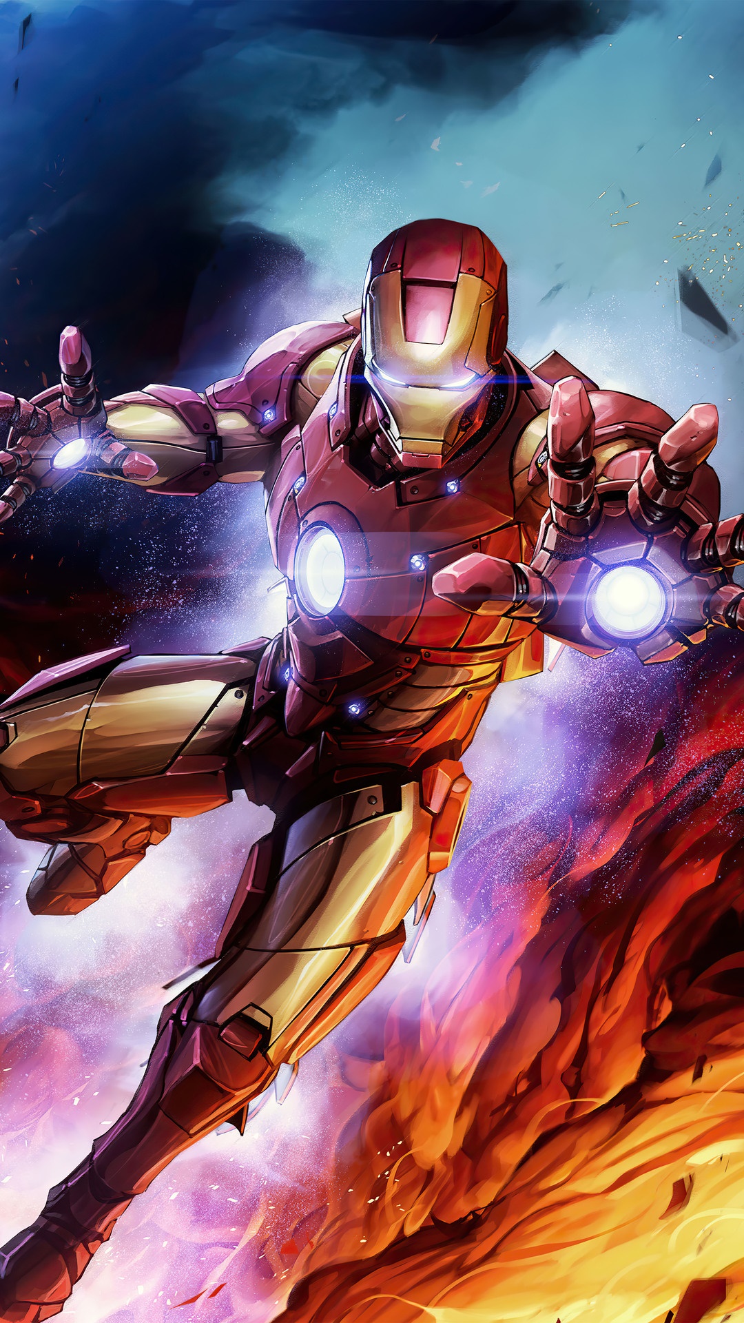 Iron Man from Marvel Comics HD Phone Wallpaper