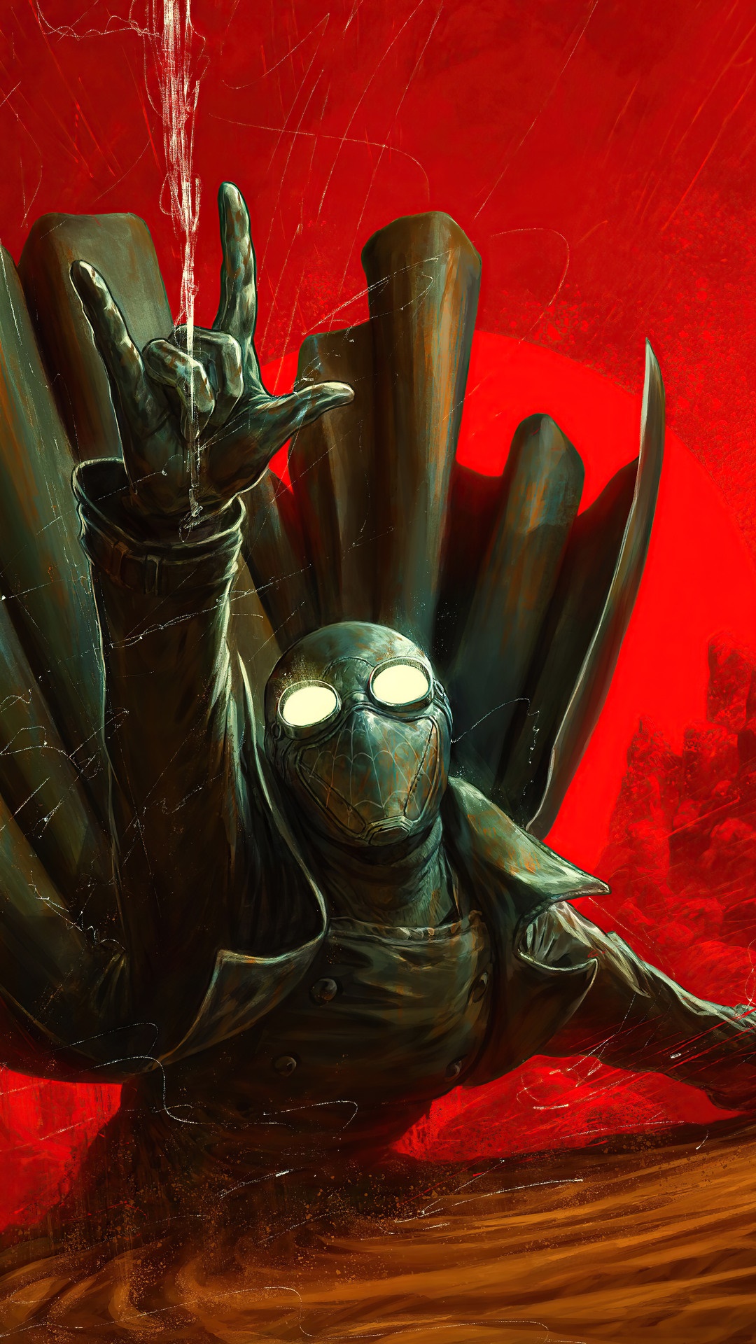 Spider-Man Noir from Marvel Comics HD Phone Wallpaper