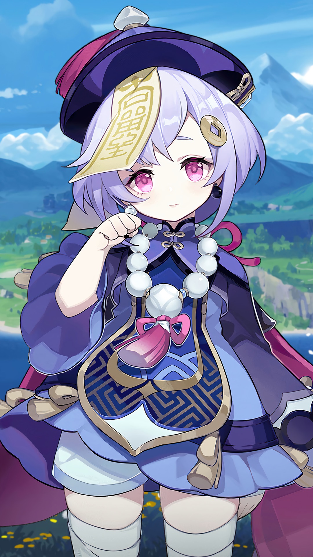 Qiqi from Genshin Impact HD Phone Wallpaper