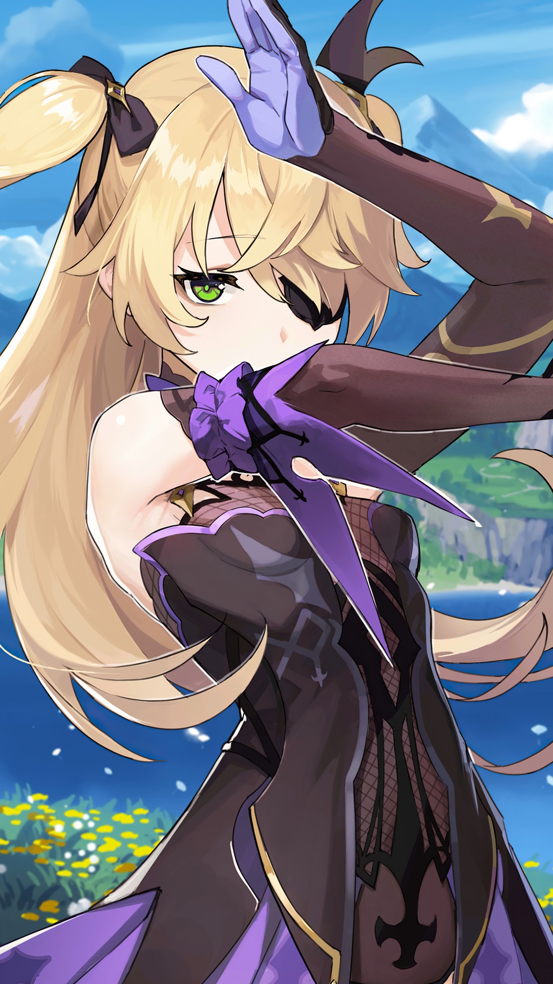Fischl from Genshin Impact HD Phone Wallpaper