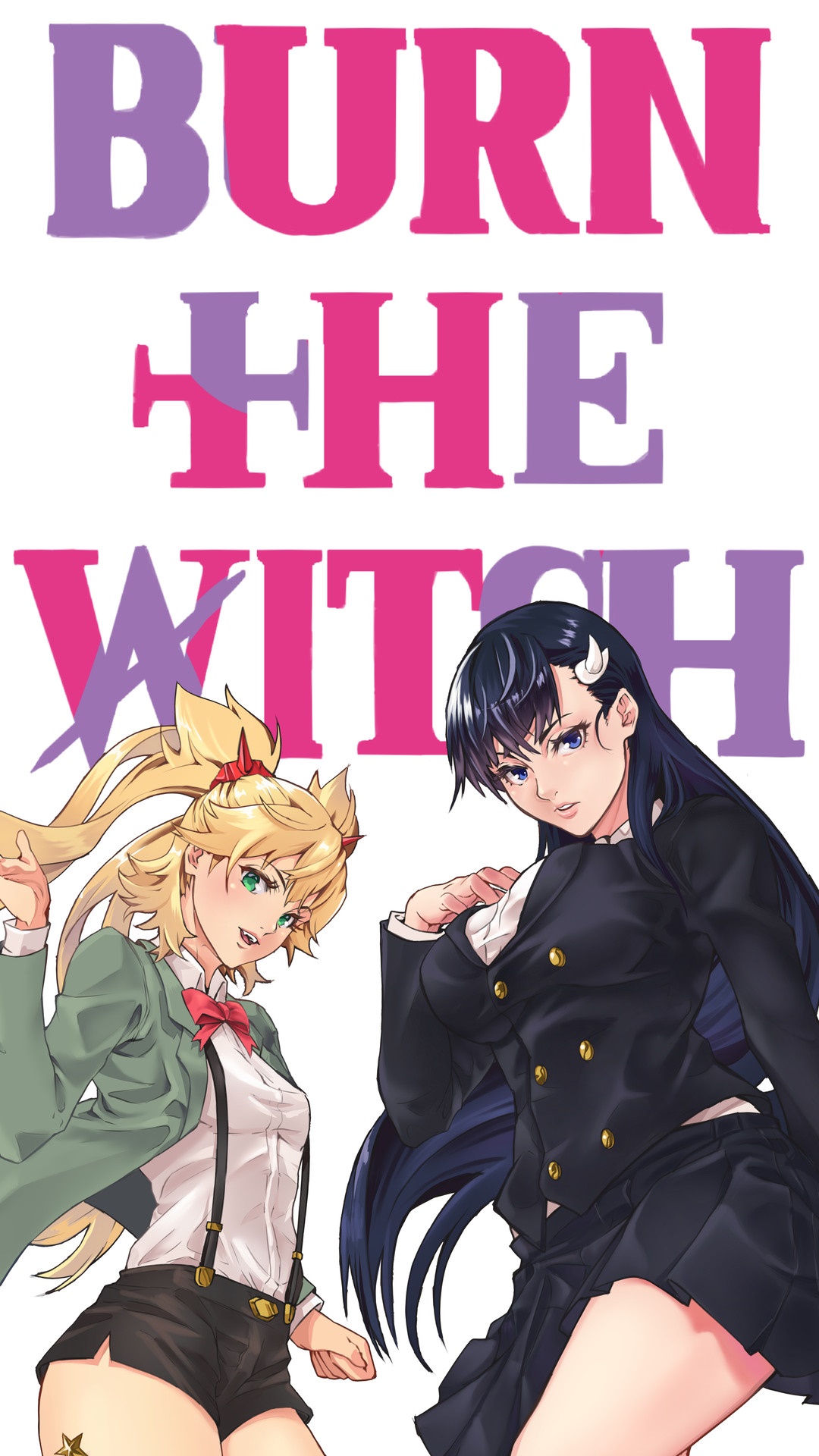 BURN THE WITCH Anime HD Phone Wallpaper