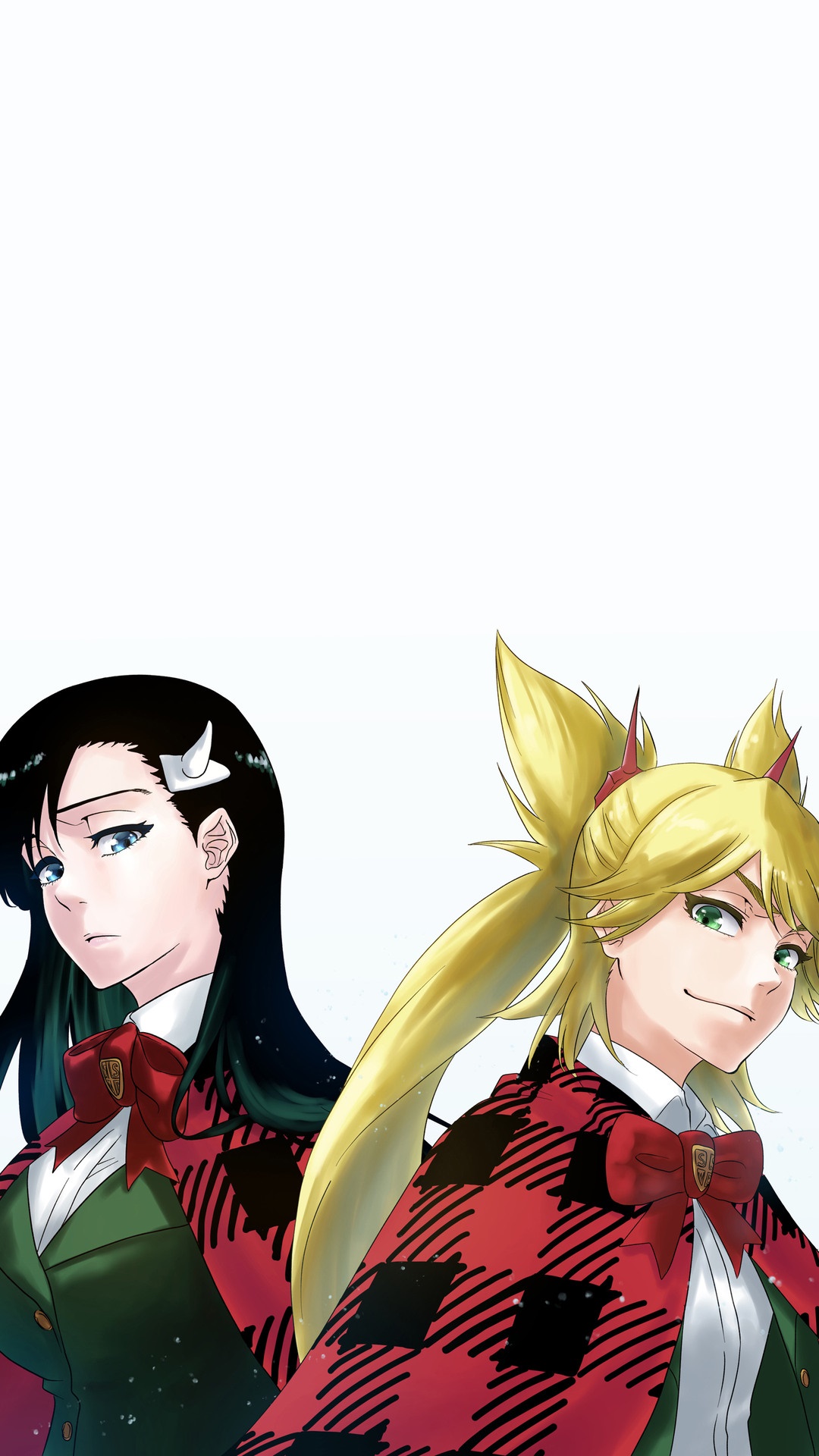 Noel Niihashi and Ninny Spangcole from BURN THE WITCH HD Phone Wallpaper