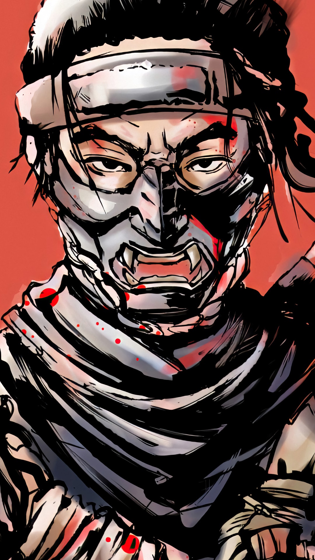 Jin Sakai from Ghost of Tsushima HD Phone Wallpaper