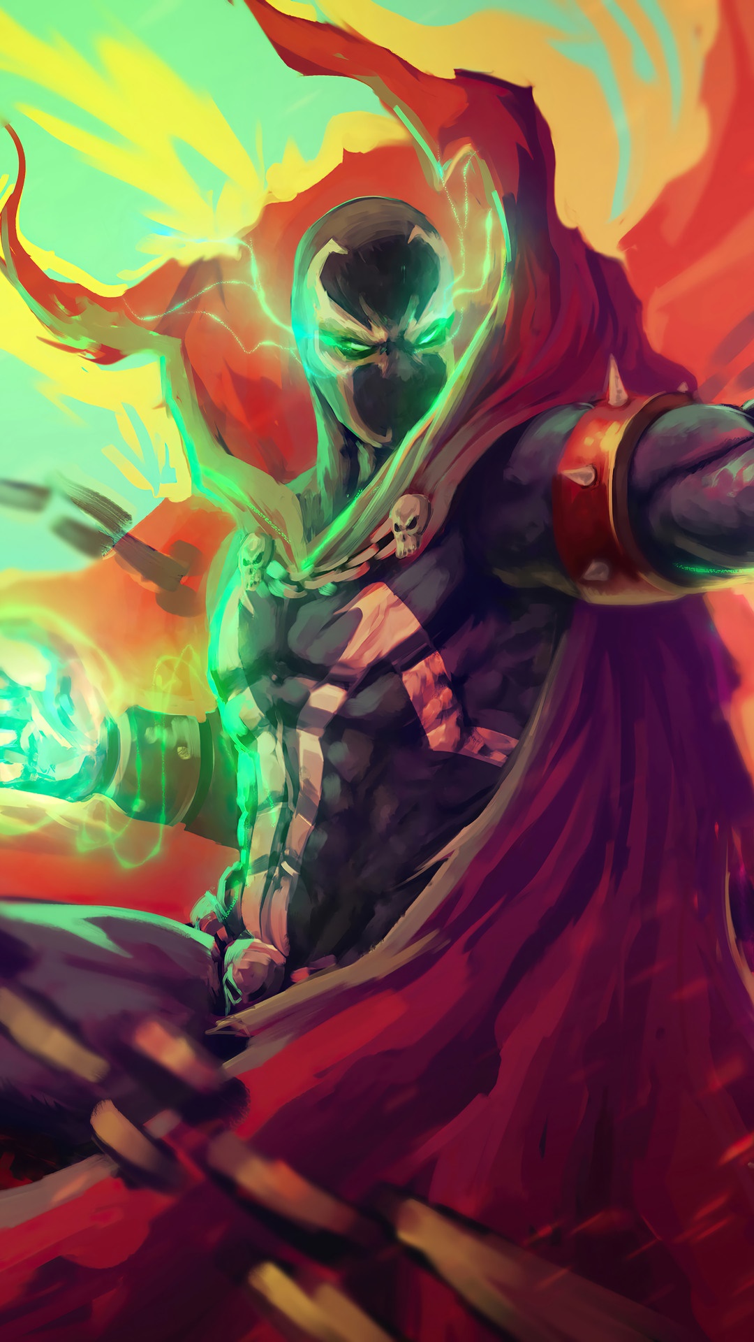 Spawn from Comics HD Phone Wallpaper