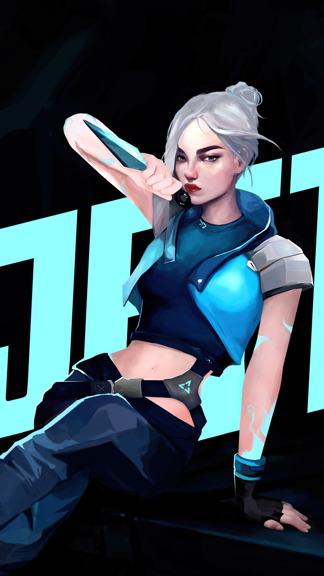 Jett from Valorant HD Phone Wallpaper