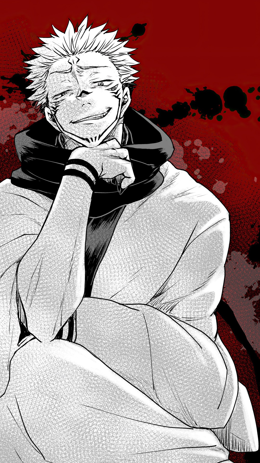 Sukuna from Jujutsu Kaisen HD Phone Wallpaper