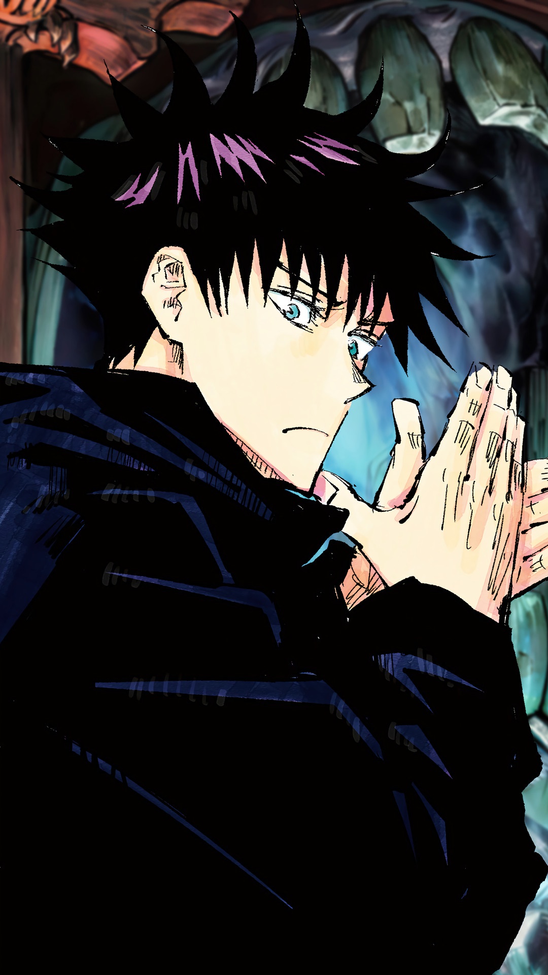 Megumi Fushiguro from Jujutsu Kaisen HD Phone Wallpaper