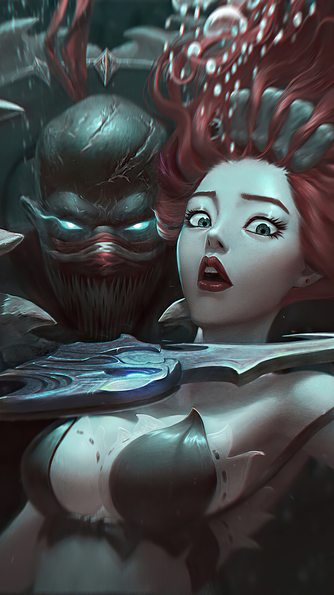 Miss Fortune and Pyke from League of Legends HD Phone Wallpaper