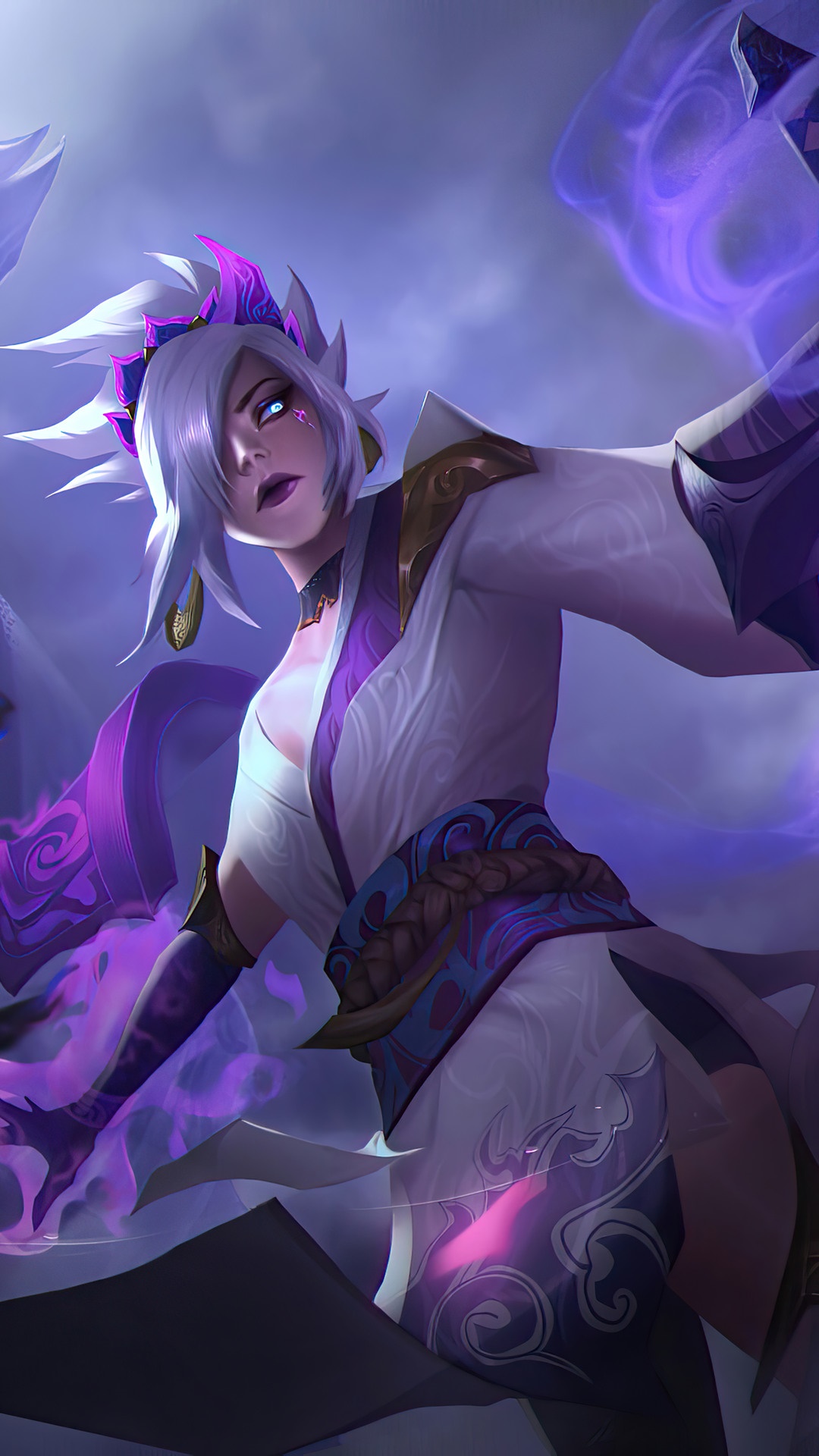 Spirit Blossom Riven from League of Legends HD Phone Wallpaper