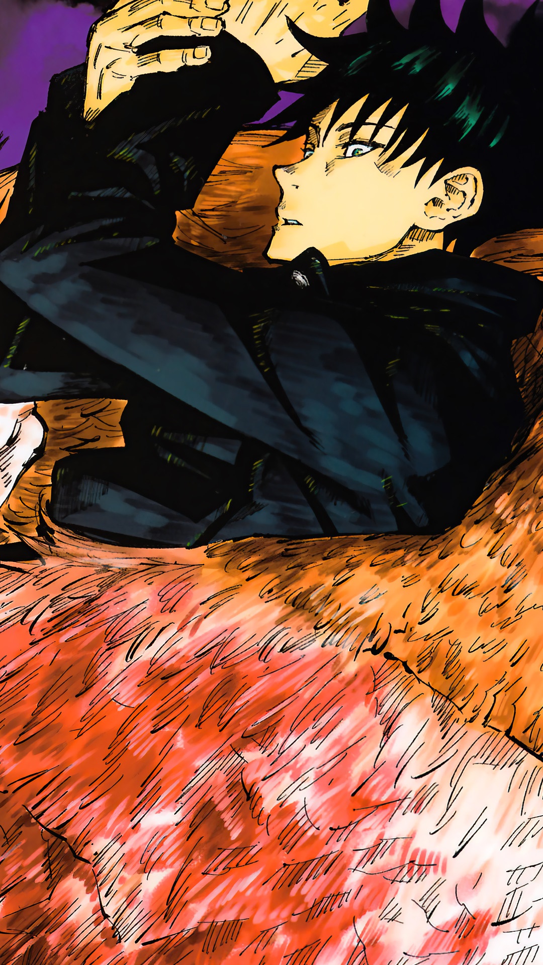 Megumi Fushiguro from Jujutsu Kaisen HD Phone Wallpaper