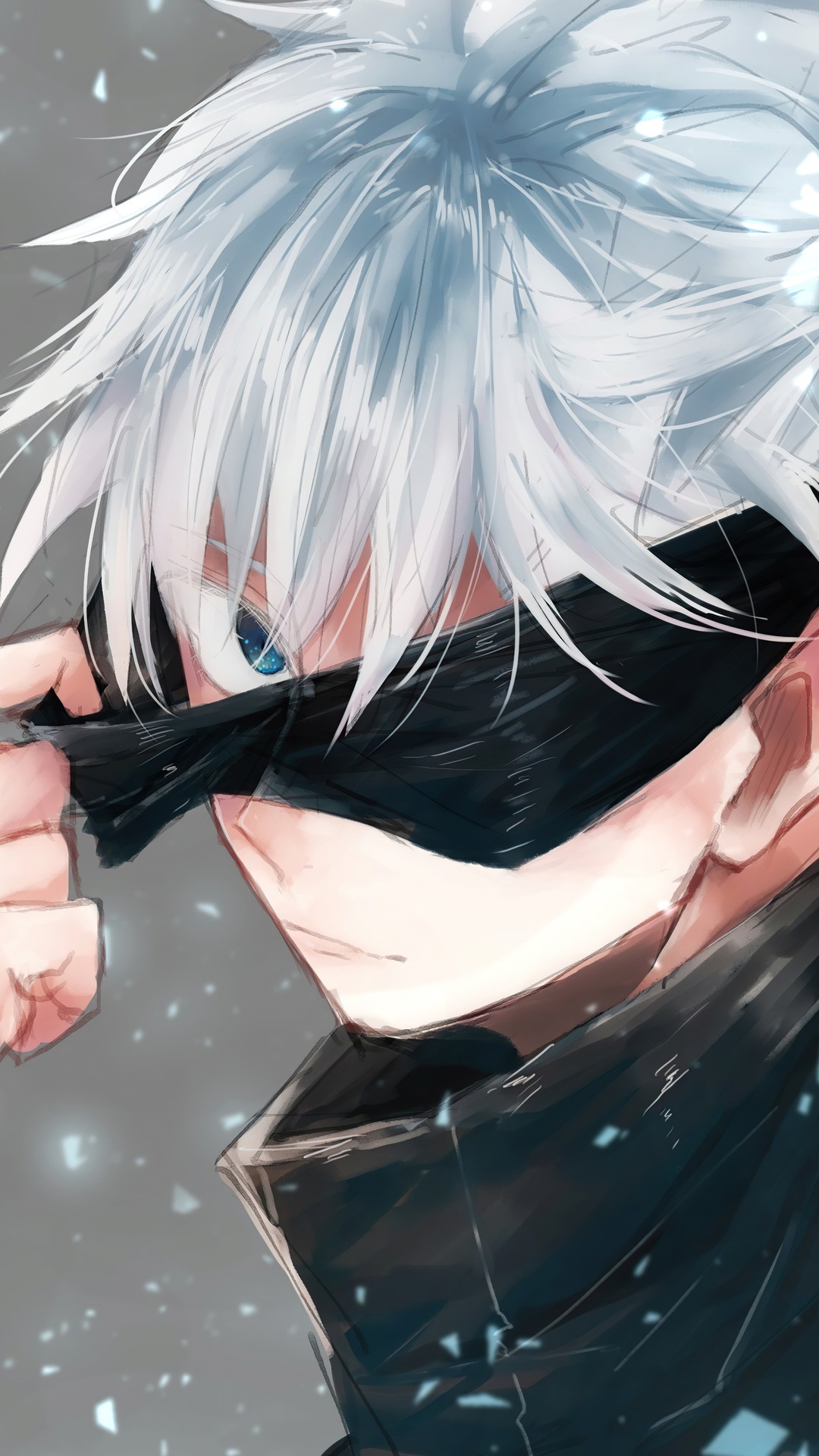 Satoru Gojo from Jujutsu Kaisen with Blindfold HD Phone Wallpaper