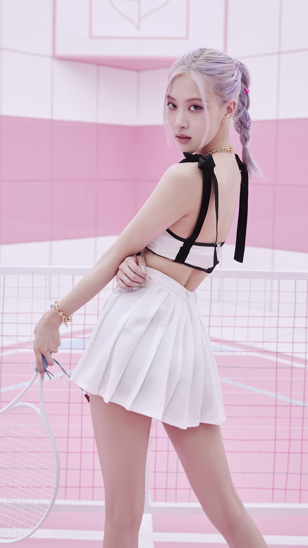 Rosé from BLACKPINK in Ice Cream Theme HD Phone Wallpaper