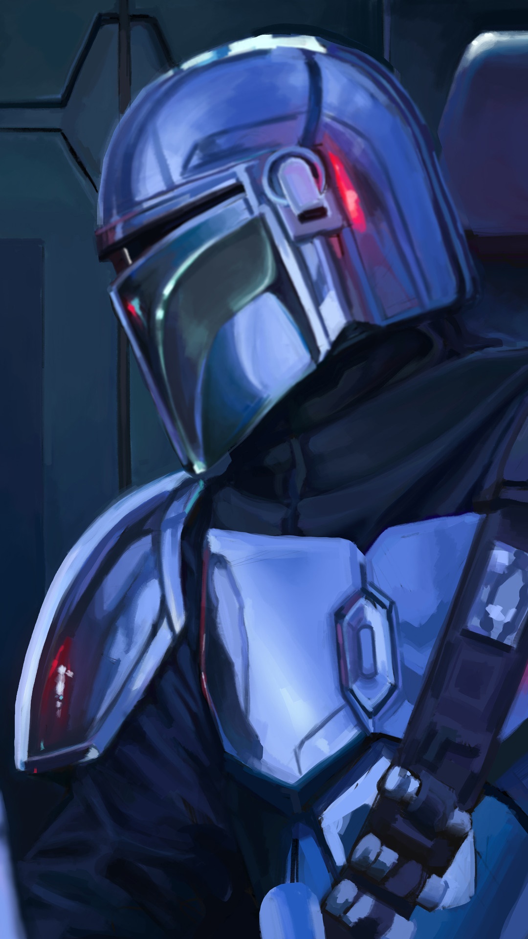The Mandalorian from Star Wars TV Series HD Phone Wallpaper