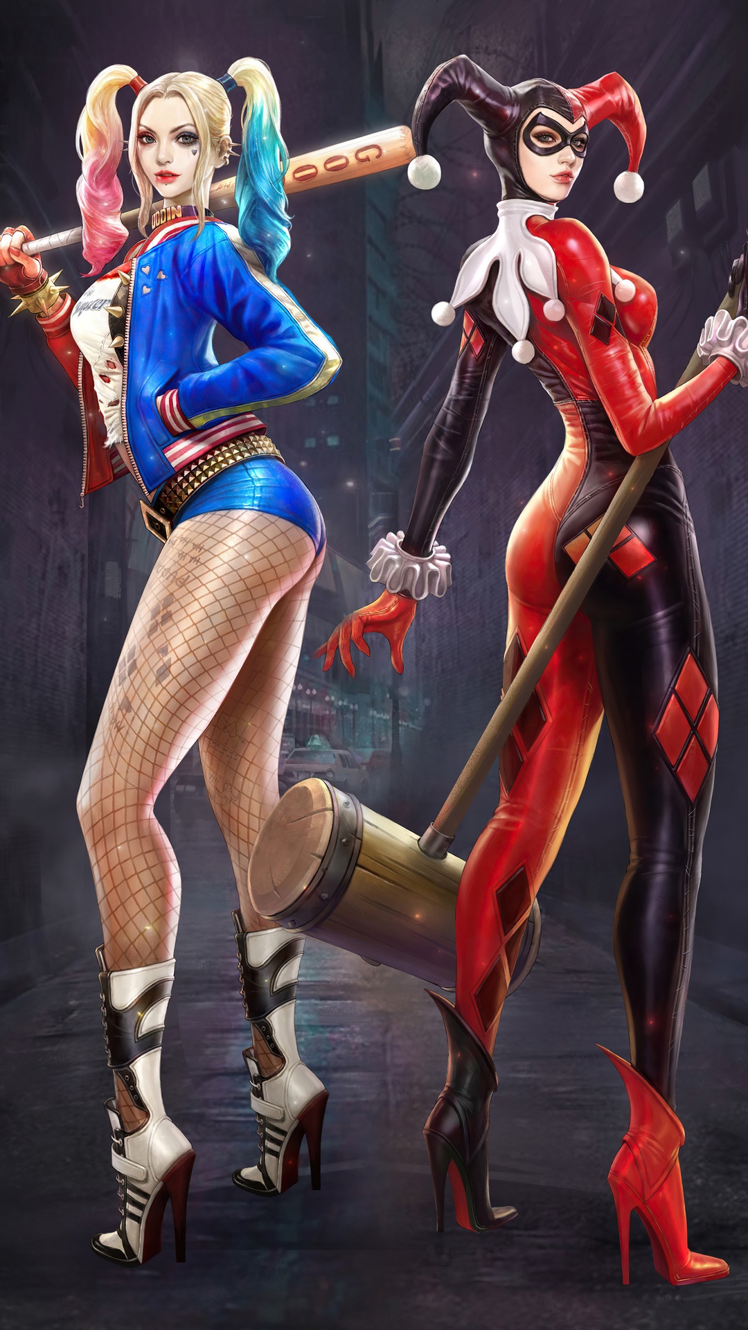 Harley Quinn from DC Comics HD Phone Wallpaper