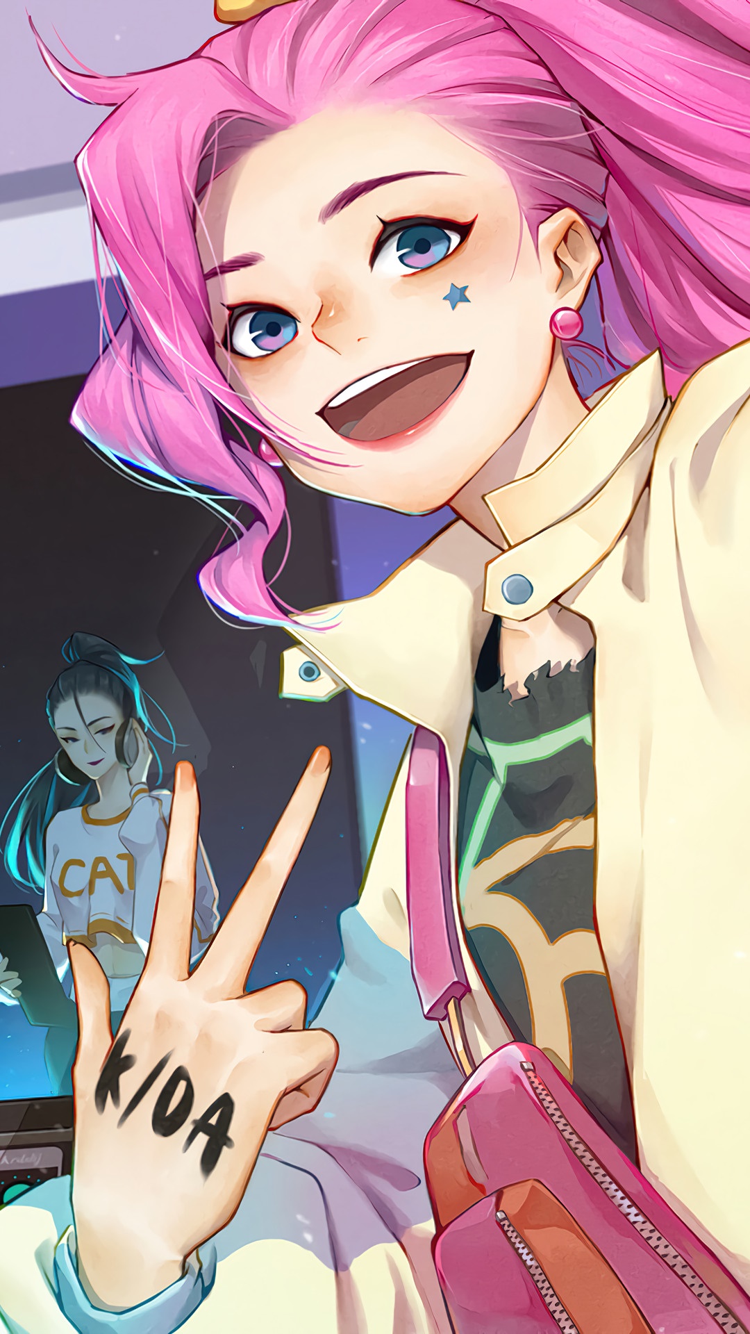 Seraphine and Evelynn from KDA League of Legends HD Phone Wallpaper