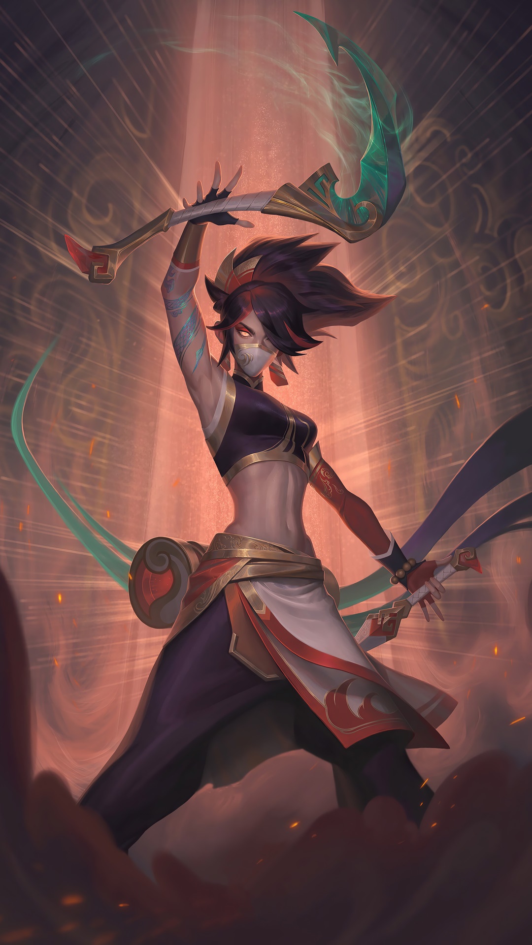 Akali from League of Legends HD Phone Wallpaper