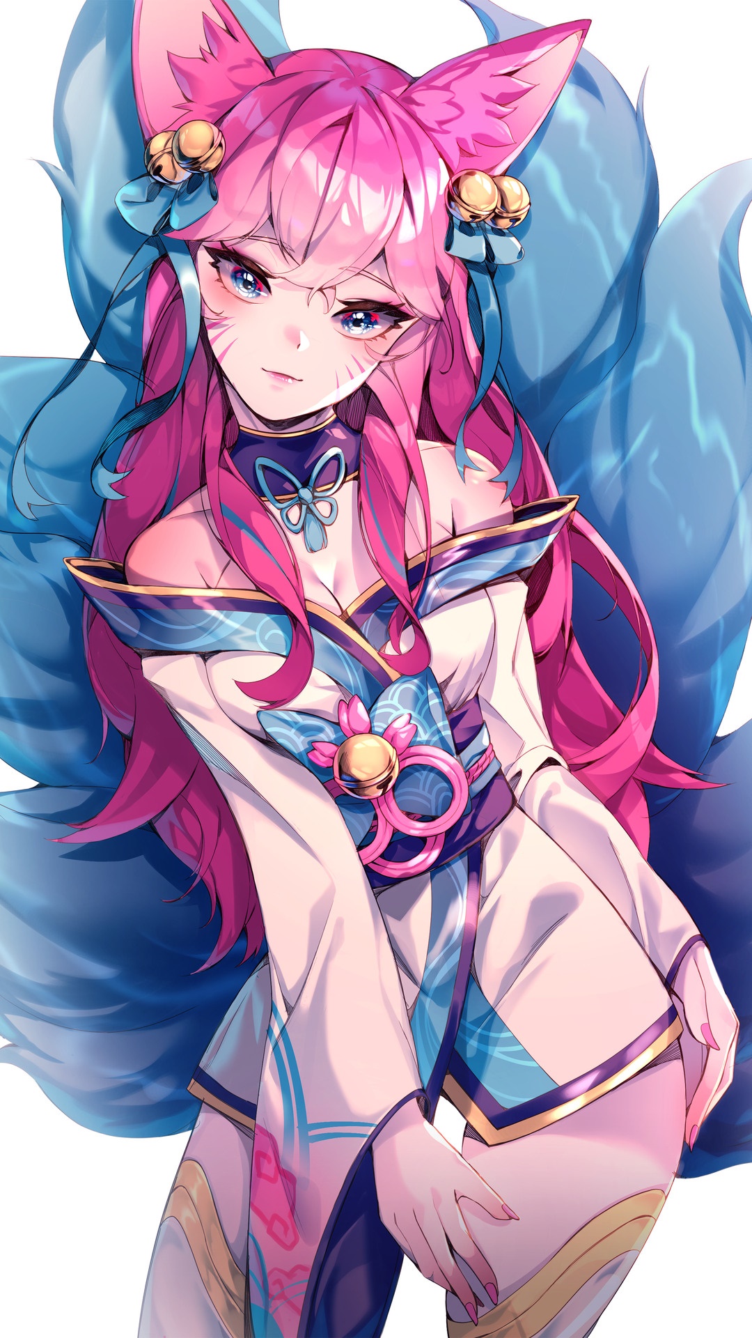 Ahri from League of Legends HD Phone Wallpaper