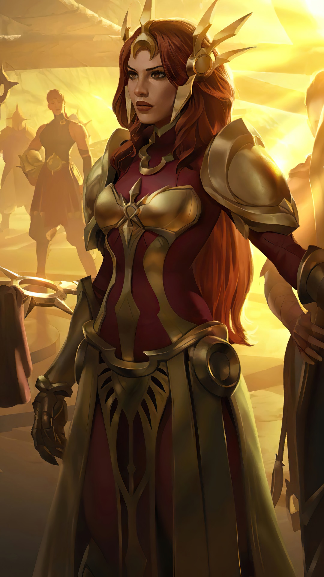 Leona from League of Legends HD Phone Wallpaper