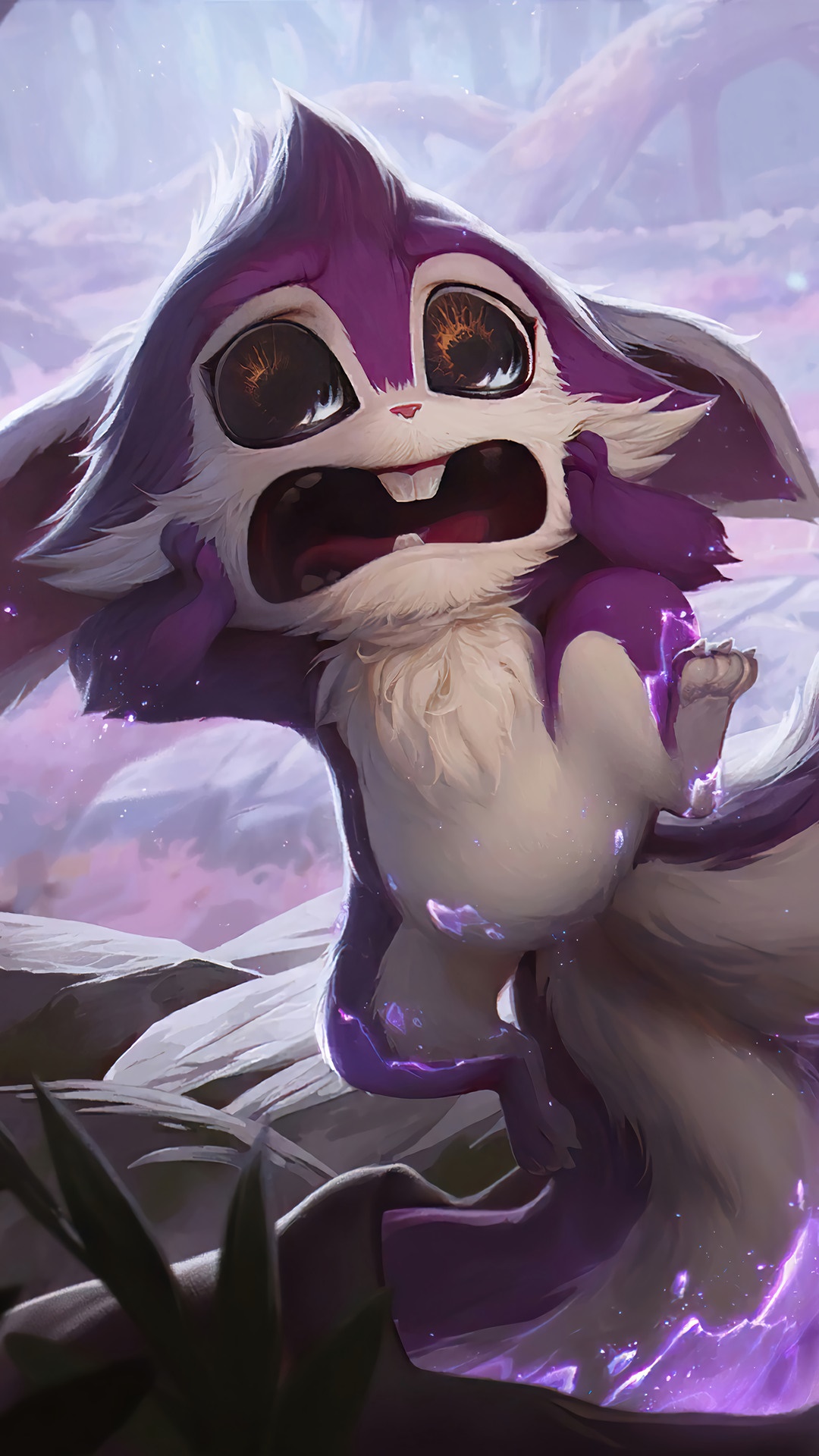 Gnar from Legends of Runeterra HD Phone Wallpaper