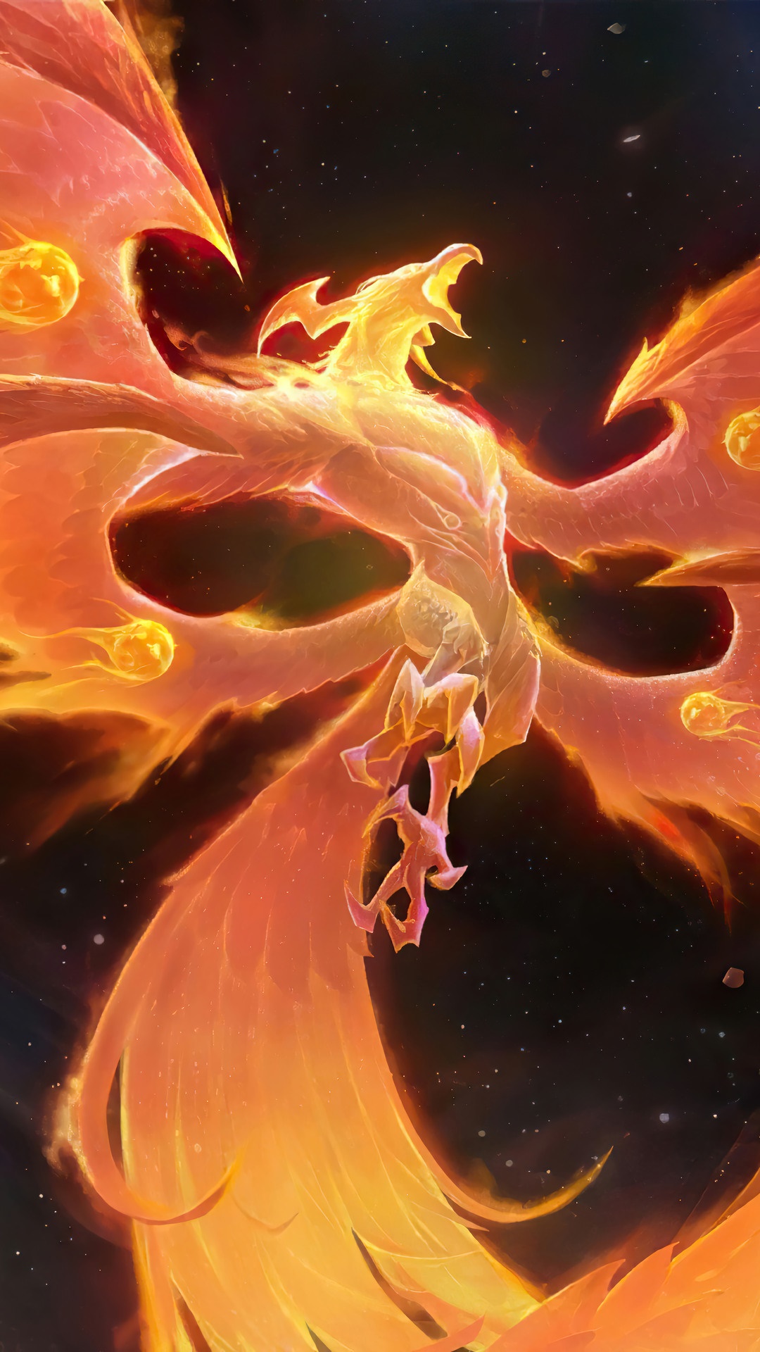 Phoenix from Legends of Runeterra HD Phone Wallpaper