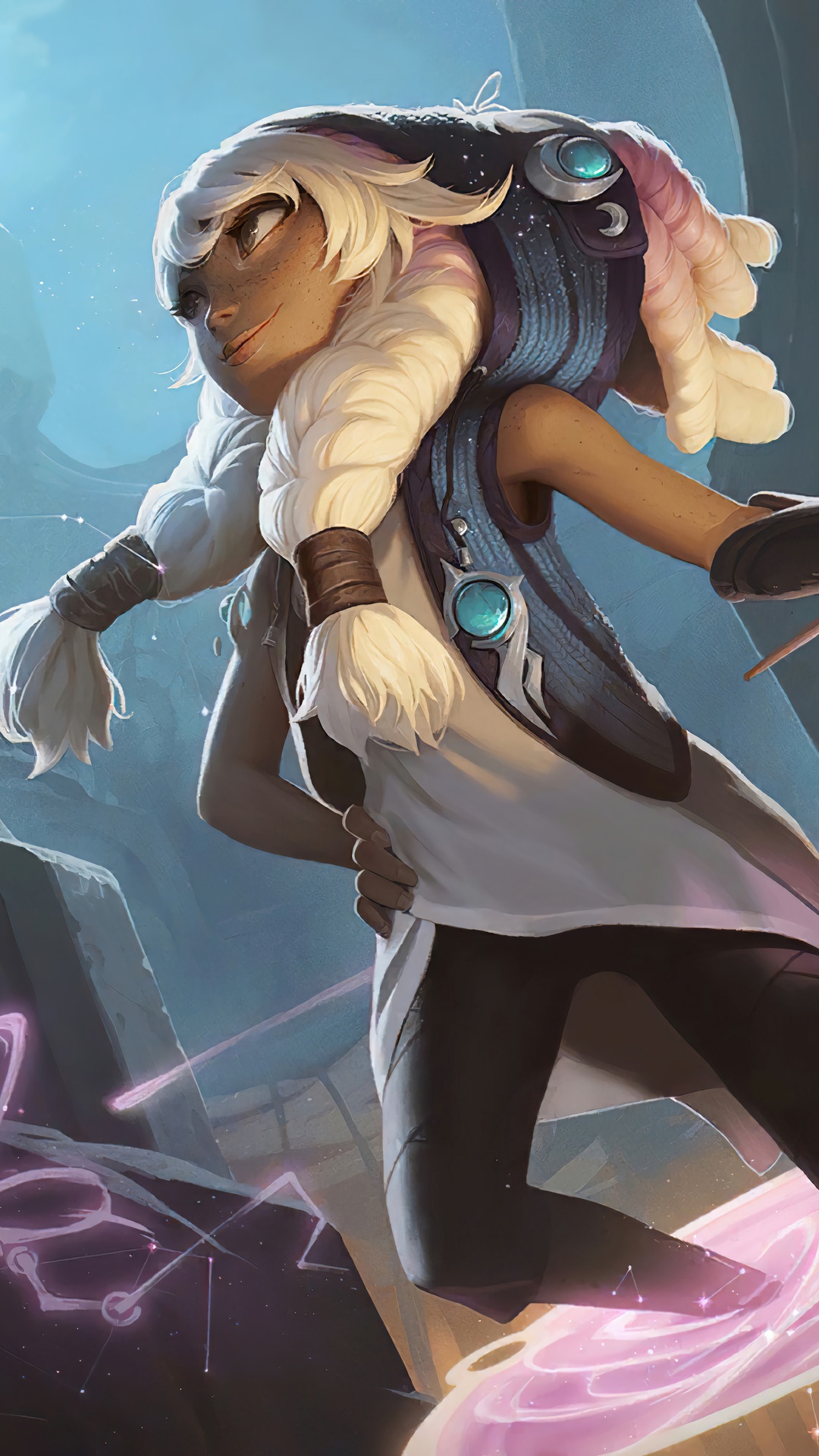 Zoe from Legends of Runeterra HD Phone Wallpaper