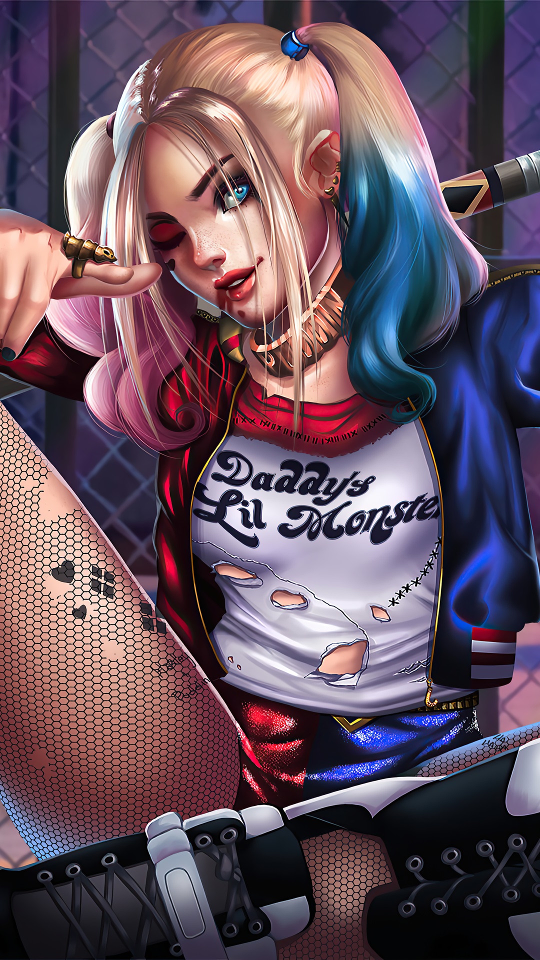 Harley Quinn from DC Comics HD Phone Wallpaper