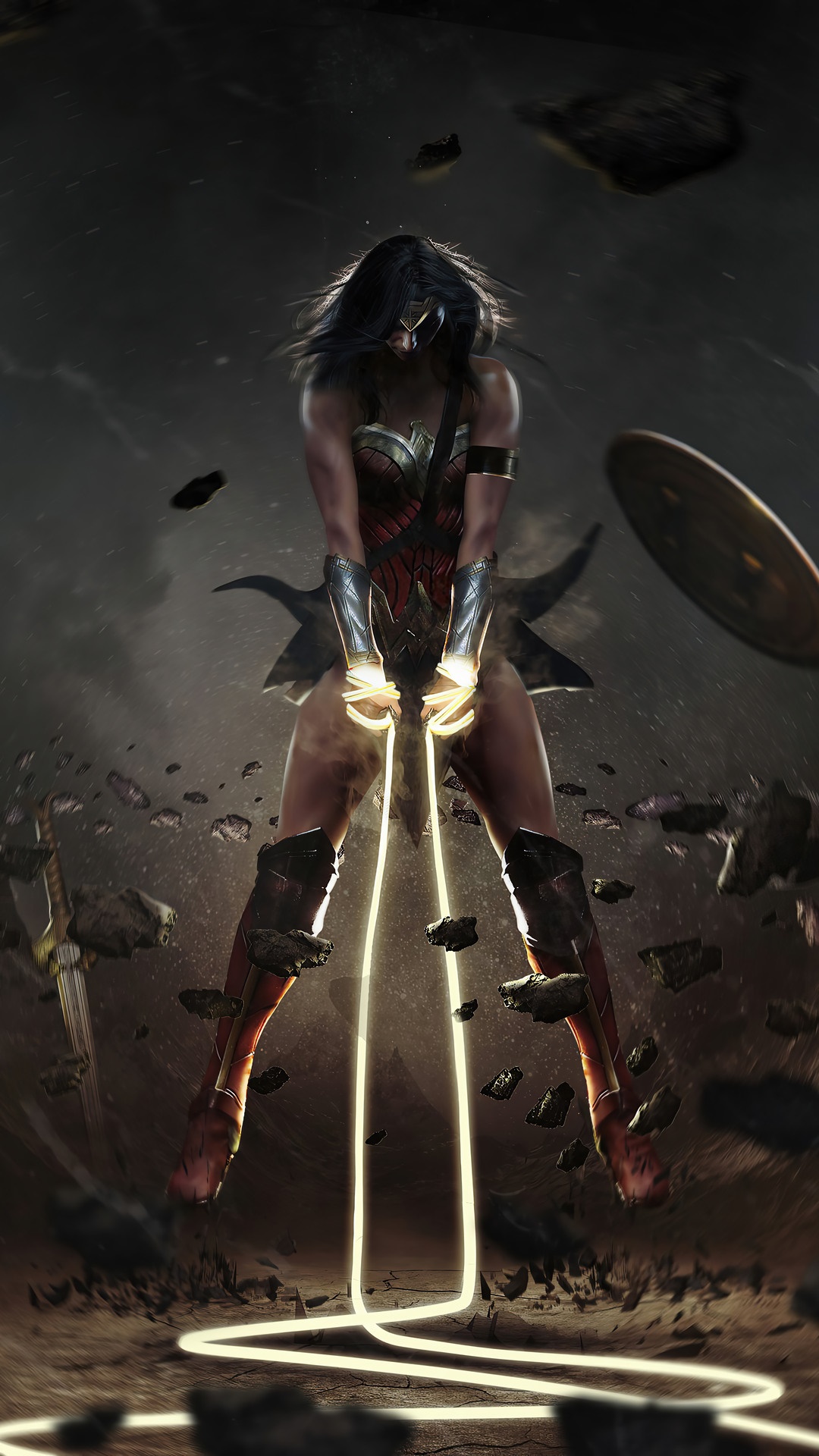 Wonder Woman from DC Comics HD Phone Wallpaper