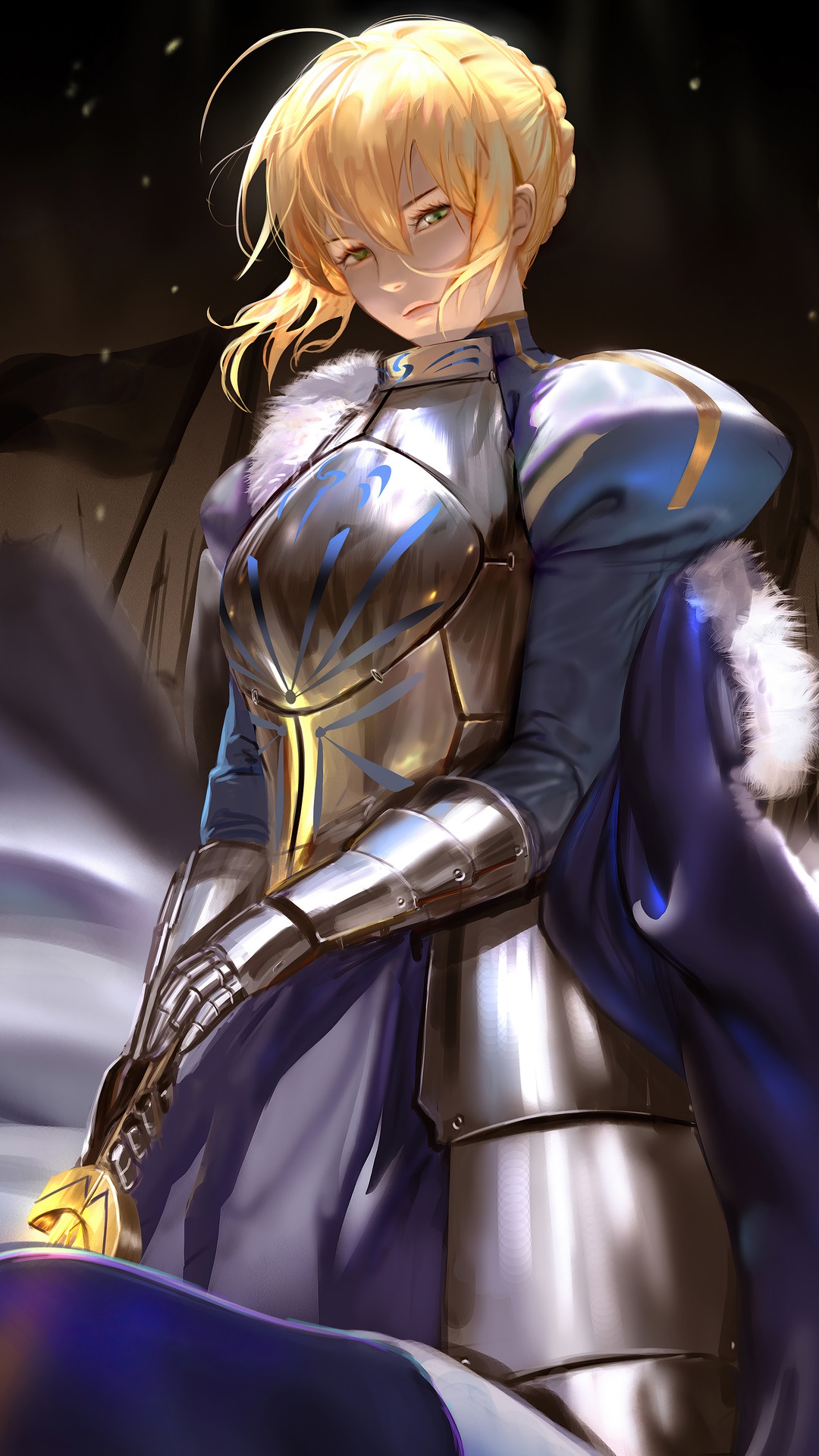 Saber Artoria Pendragon from Fate Grand Order HD Phone Wallpaper