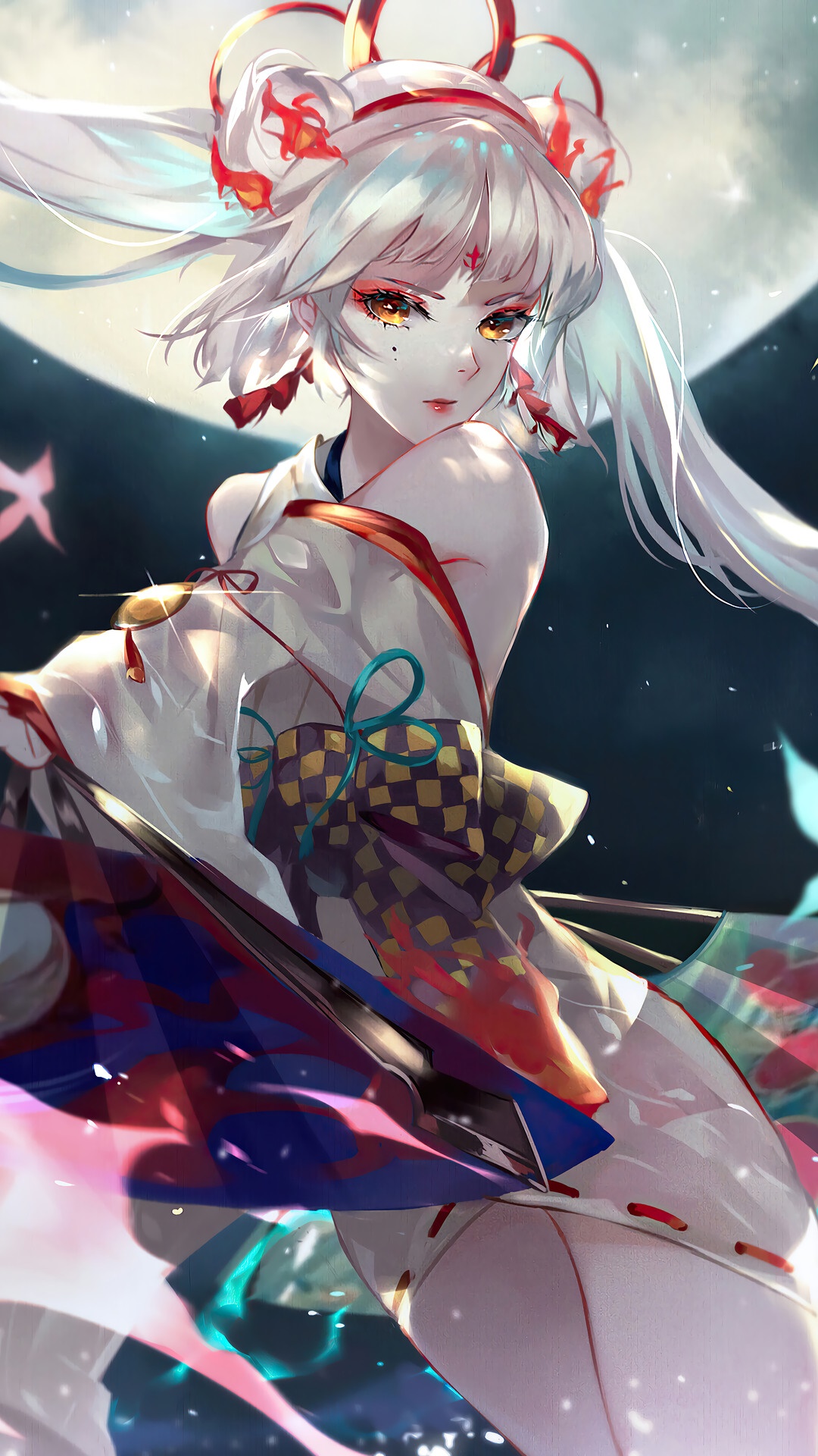 Shiranui from Onmyoji HD Phone Wallpaper