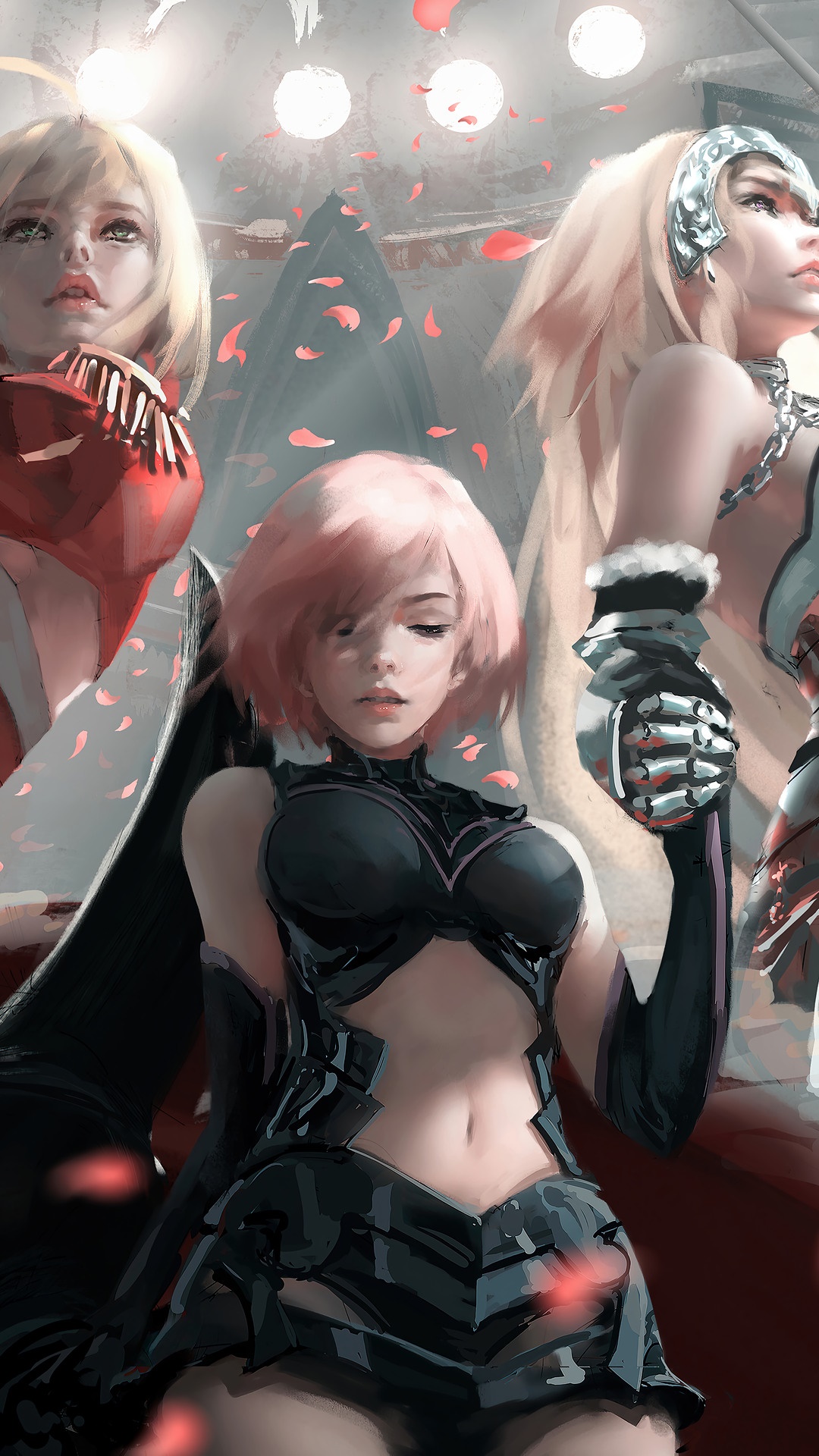 Nero Claudius, Mashu Kyrielight, Jeanne d'Arc from Fate Series HD Phone Wallpaper