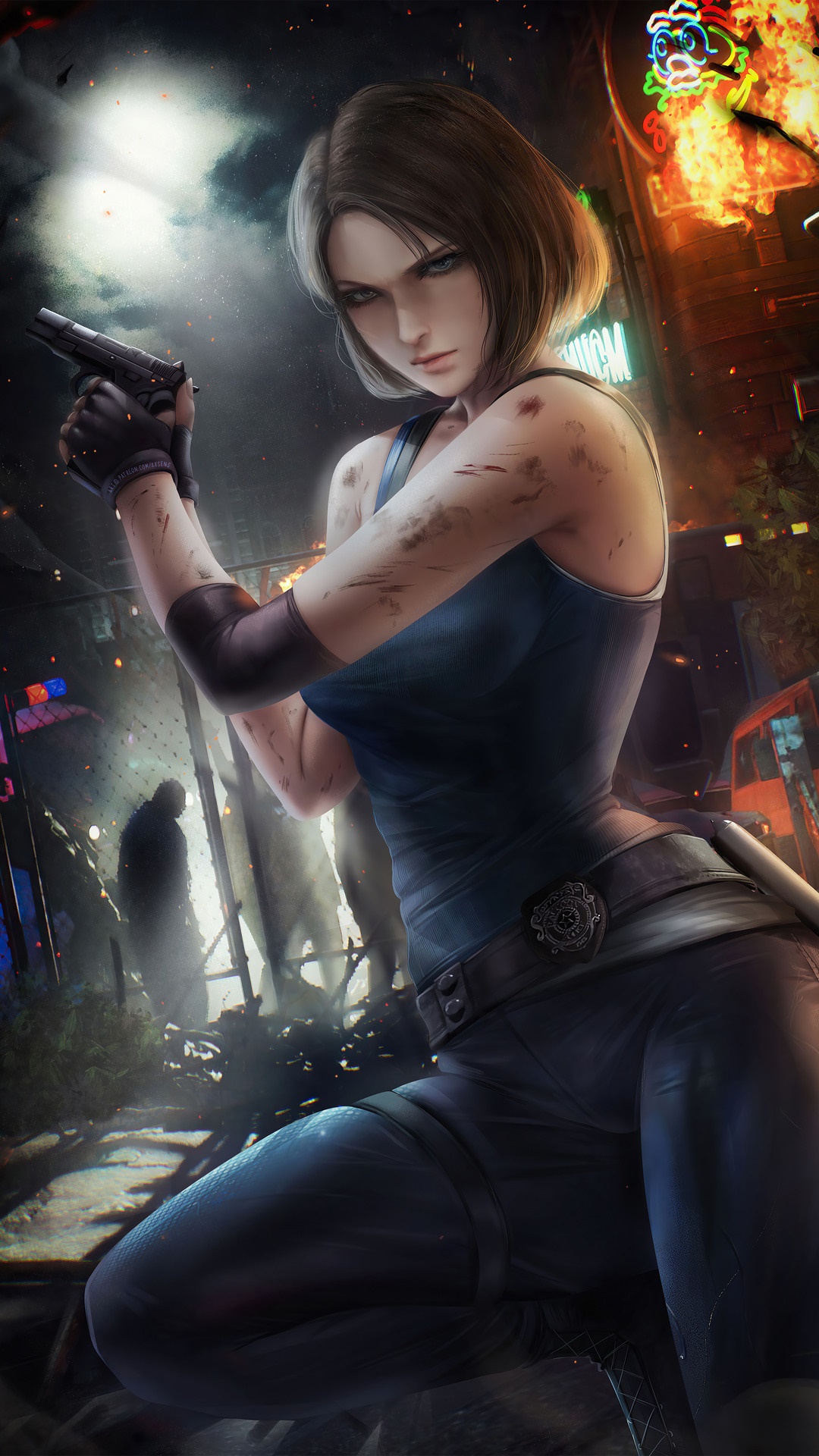 Jill Valentine from Resident Evil 3 HD Phone Wallpaper