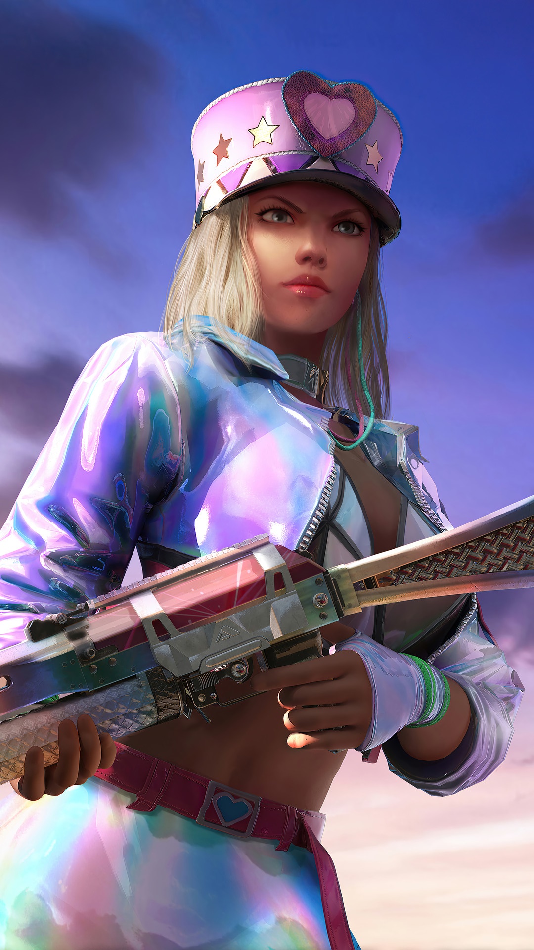 PUBG Mobile character with a rifle HD Phone Wallpaper