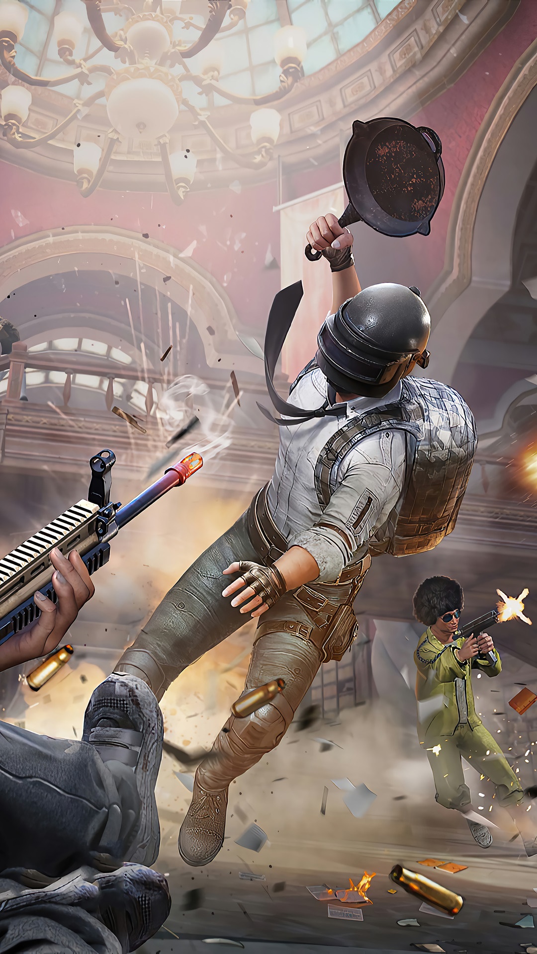 Player from PUBG Mobile in action HD Phone Wallpaper