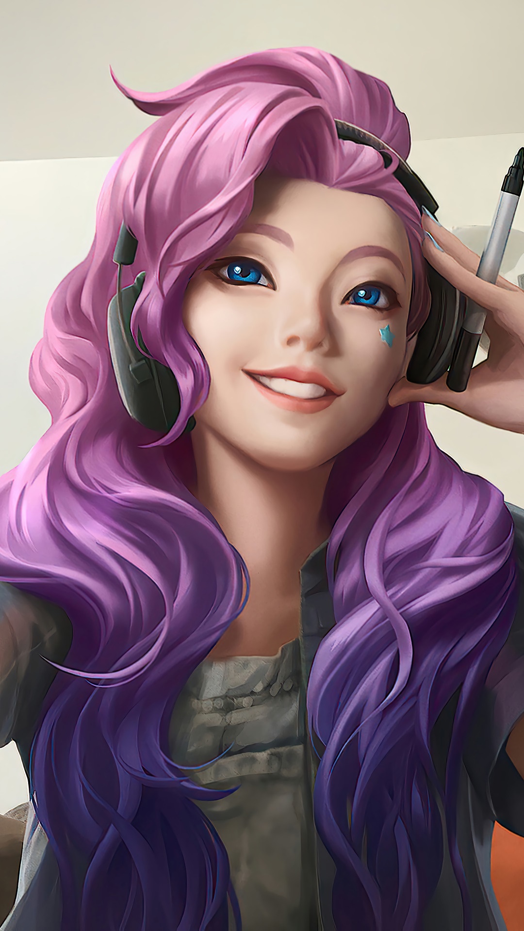 Seraphine from League of Legends HD Phone Wallpaper