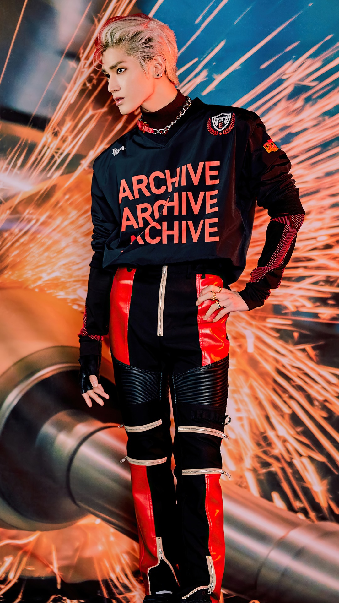 Taeyong from SuperM HD Phone Wallpaper