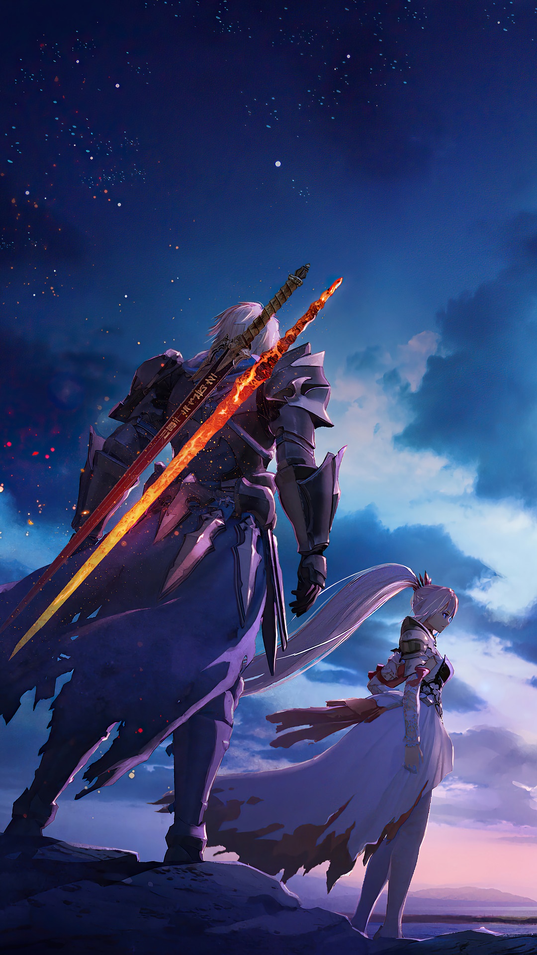 Alphen and Shionne from Tales of Arise HD Phone Wallpaper
