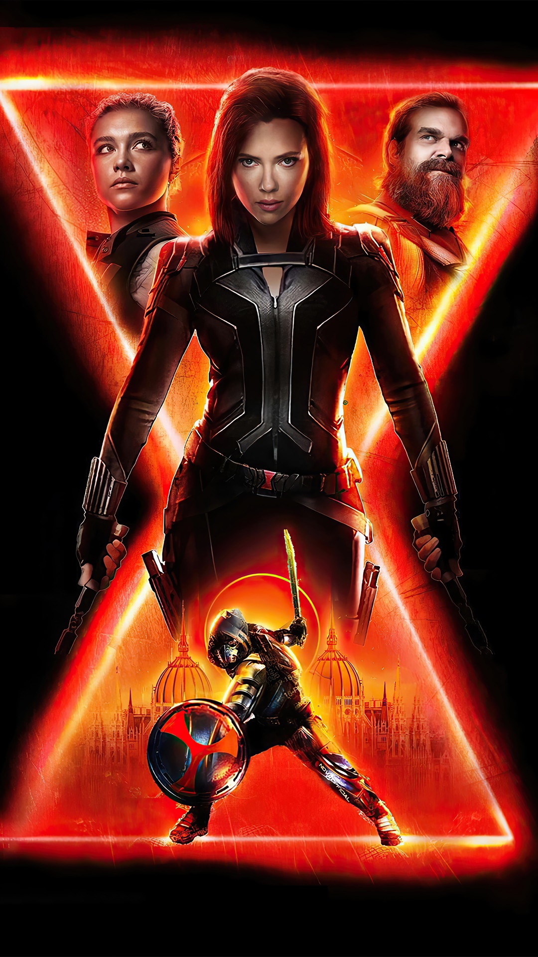 Black Widow from Marvel Cinematic Universe HD Phone Wallpaper