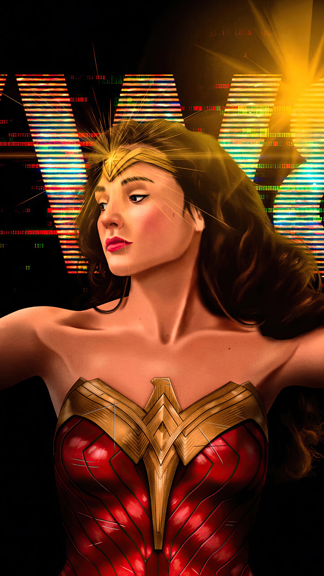 Wonder Woman from Wonder Woman 1984 HD Phone Wallpaper