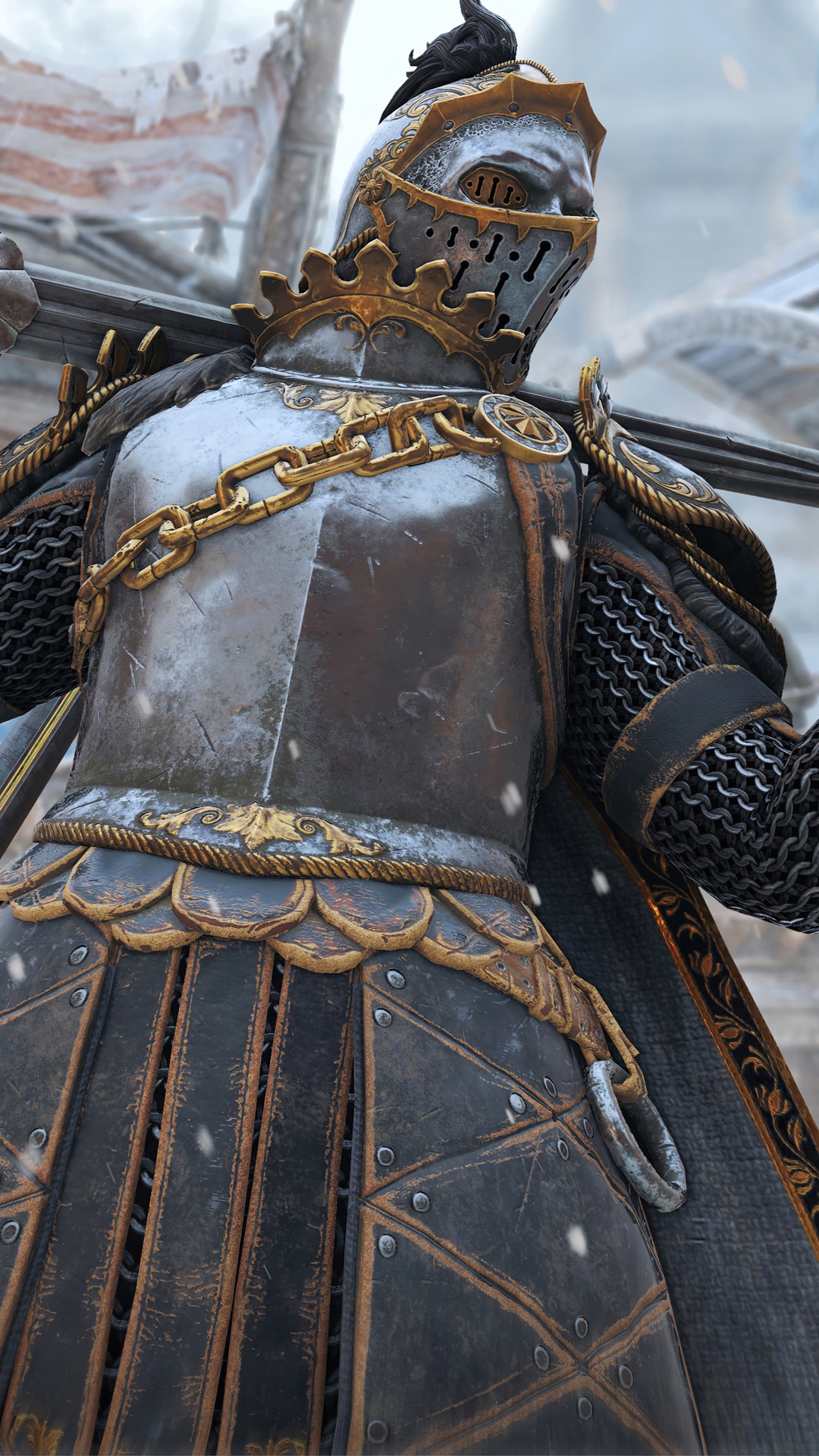 Knight in armor from For Honor HD Phone Wallpaper