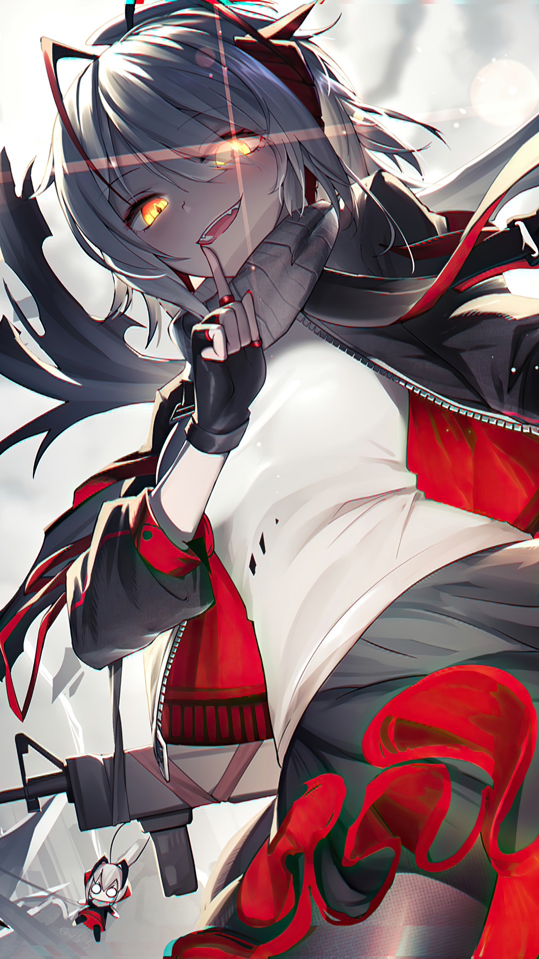 W from Arknights HD Phone Wallpaper
