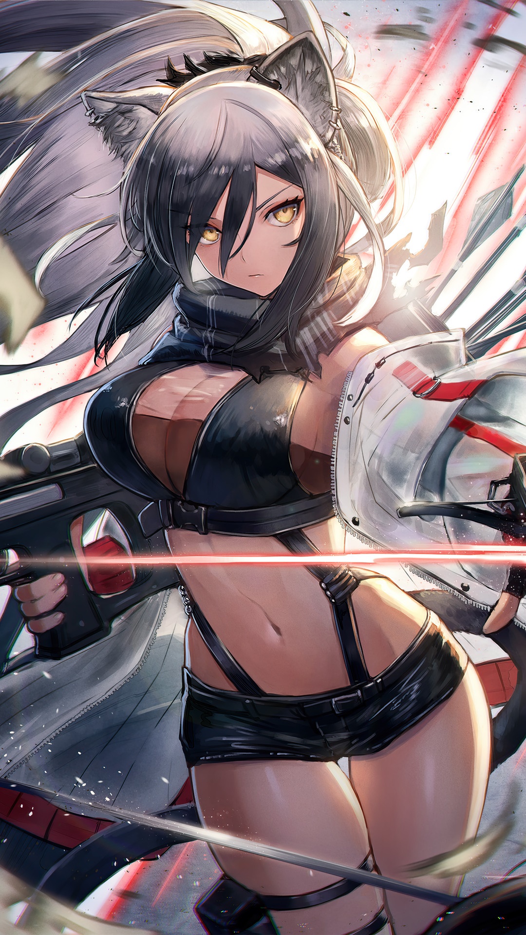 Schwarz from Arknights HD Phone Wallpaper