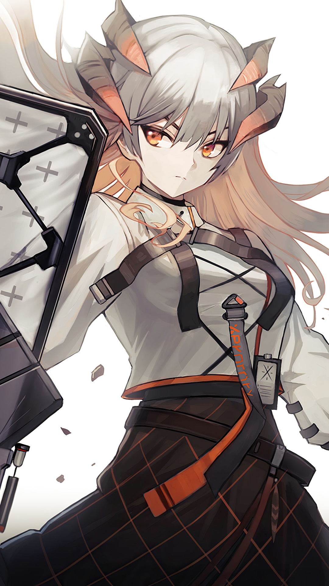 Saria from Arknights HD Phone Wallpaper