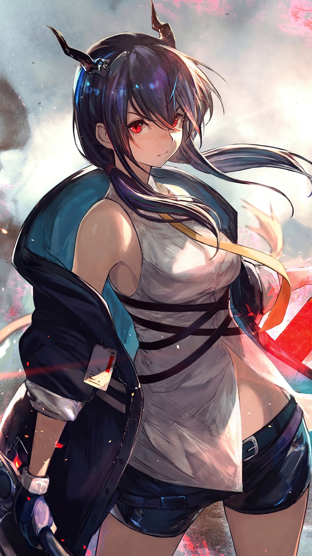 Chen from Arknights HD Phone Wallpaper