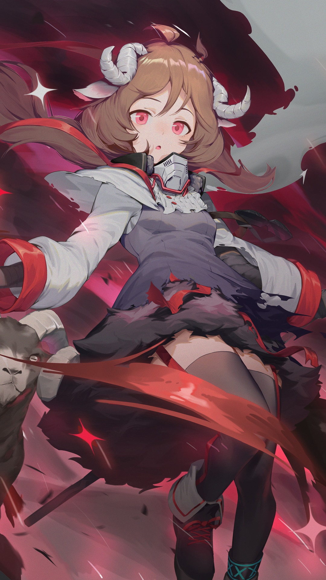 Eyjafjalla from Arknights HD Phone Wallpaper