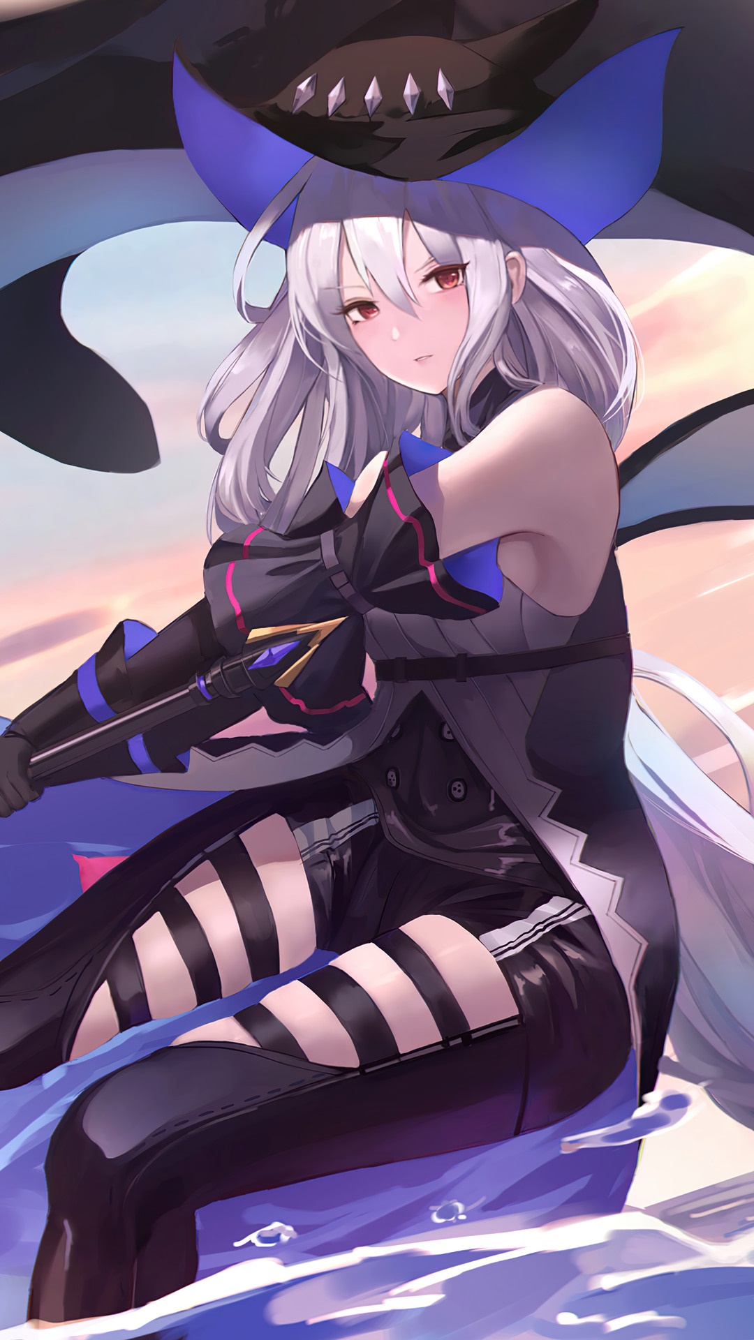 Skadi from Arknights HD Phone Wallpaper