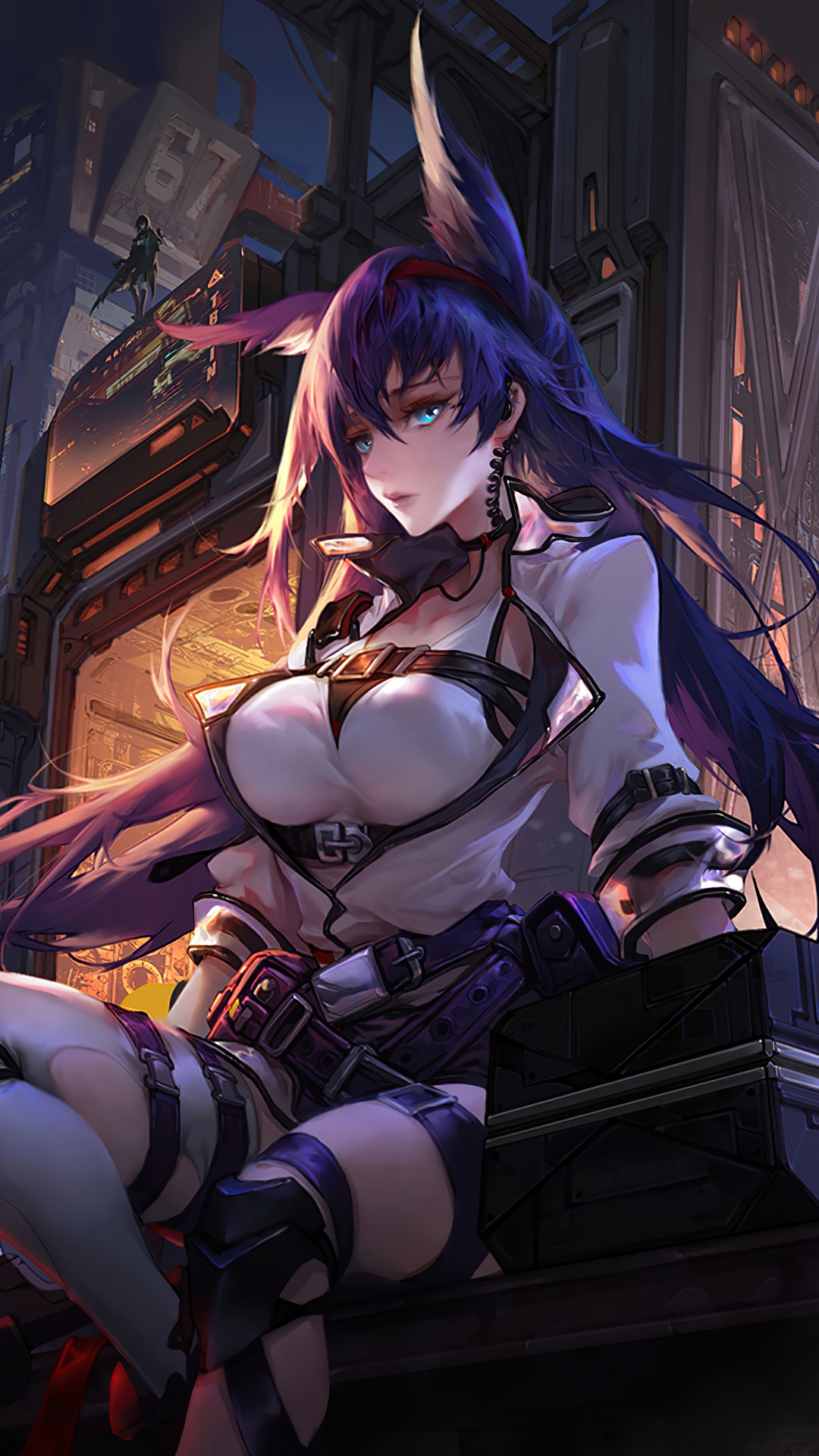 Blaze from Arknights HD Phone Wallpaper