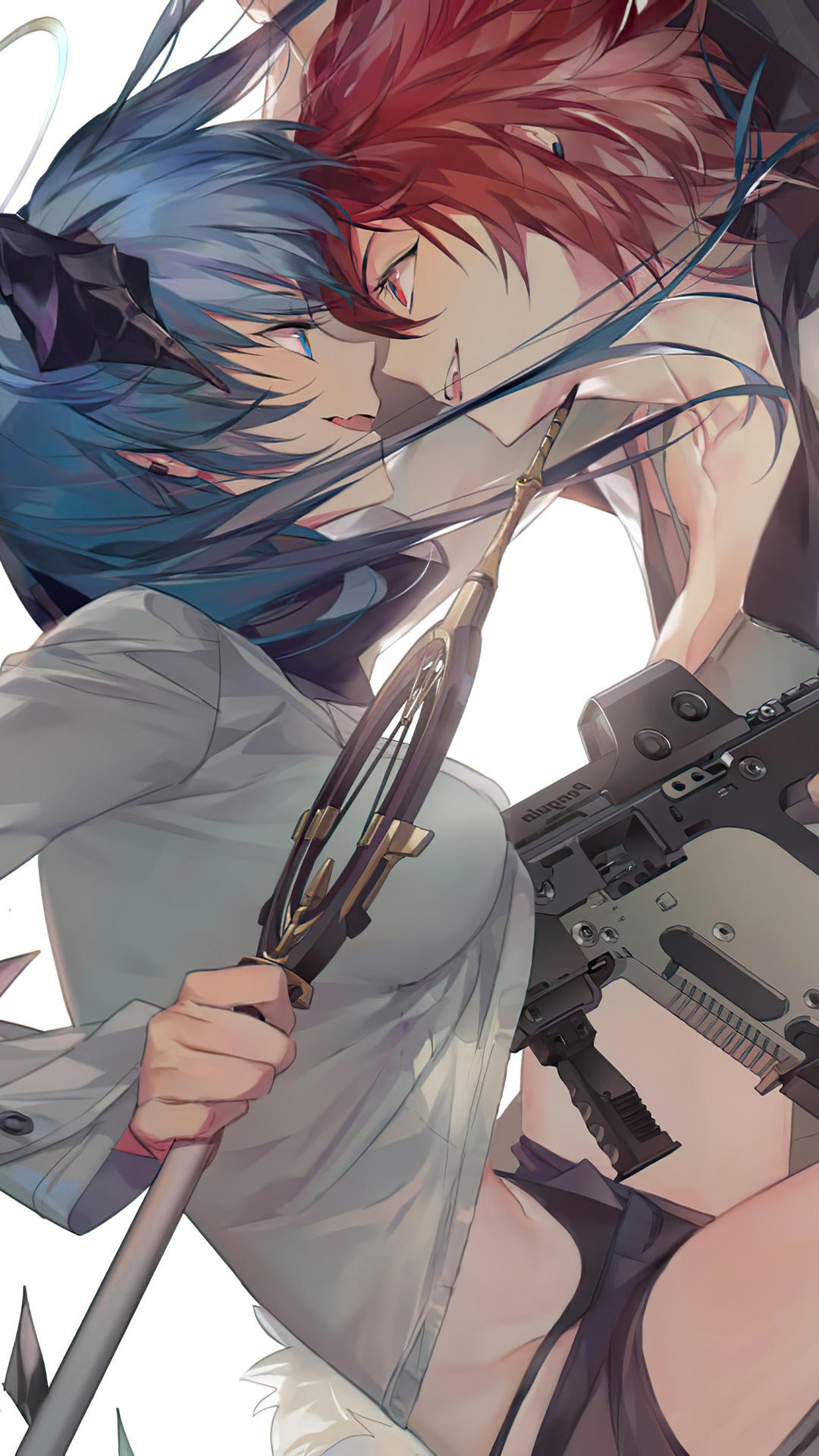 Exusiai and Mostima from Arknights HD Phone Wallpaper