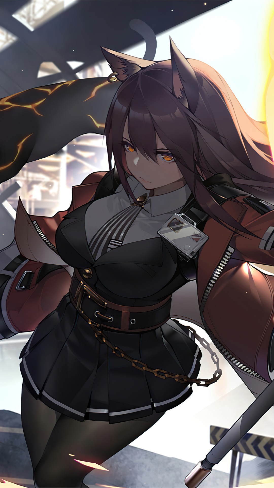 Skyfire from Arknights HD Phone Wallpaper