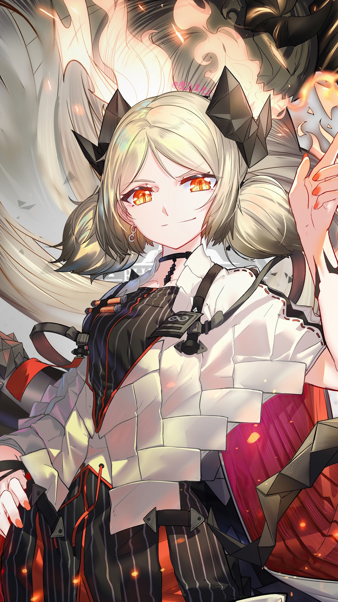 Ifrit from Arknights HD Phone Wallpaper